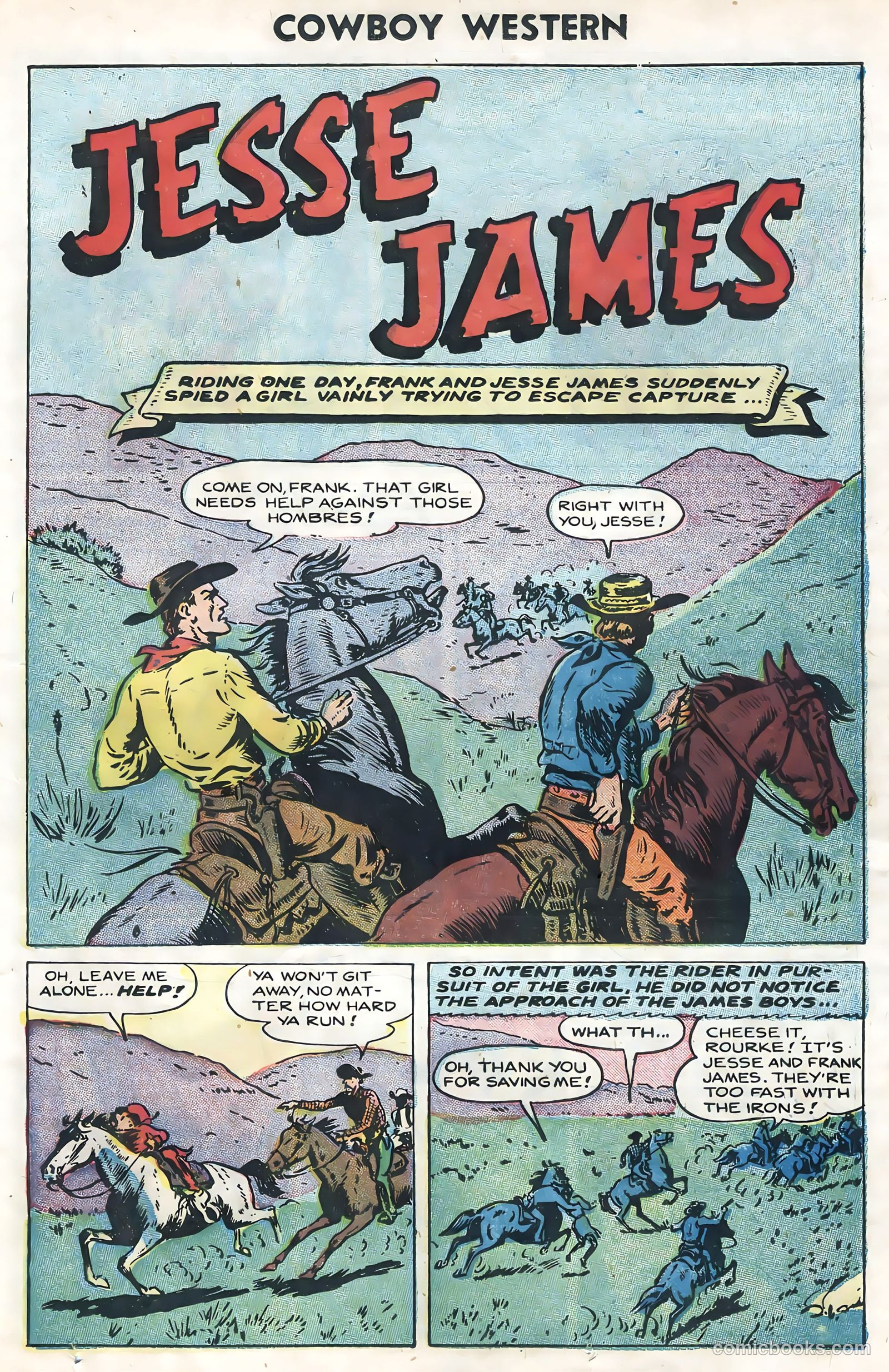 Cowboy Western #56 (1955) — page 25 of 36