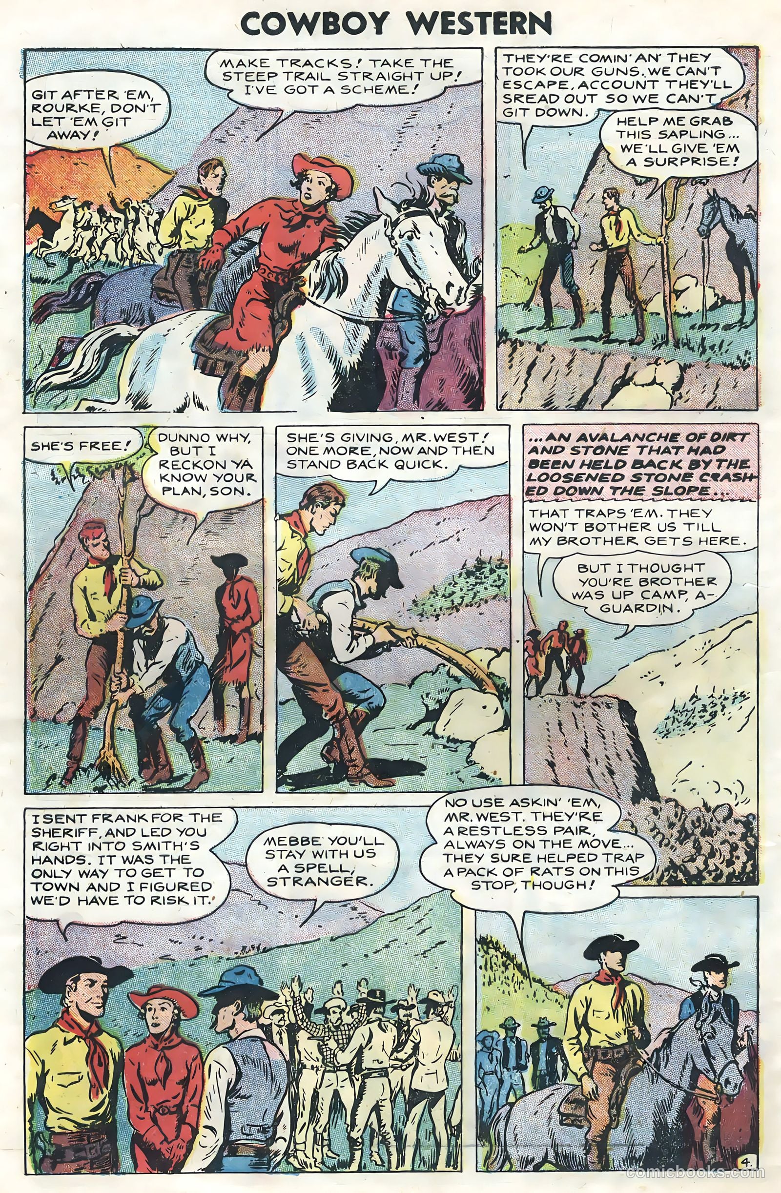 Cowboy Western #56 (1955) — page 28 of 36