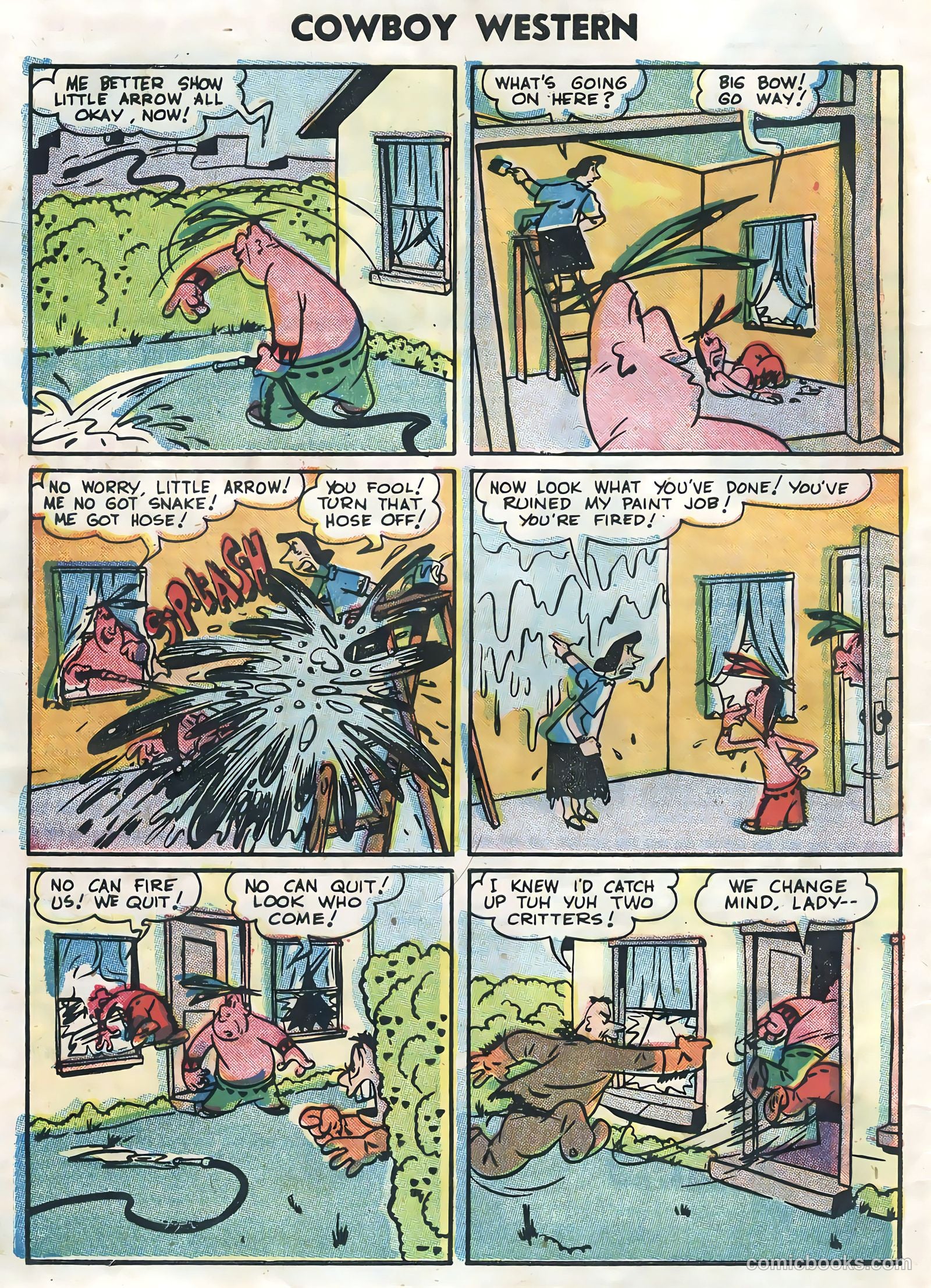 Cowboy Western #56 (1955) — page 32 of 36