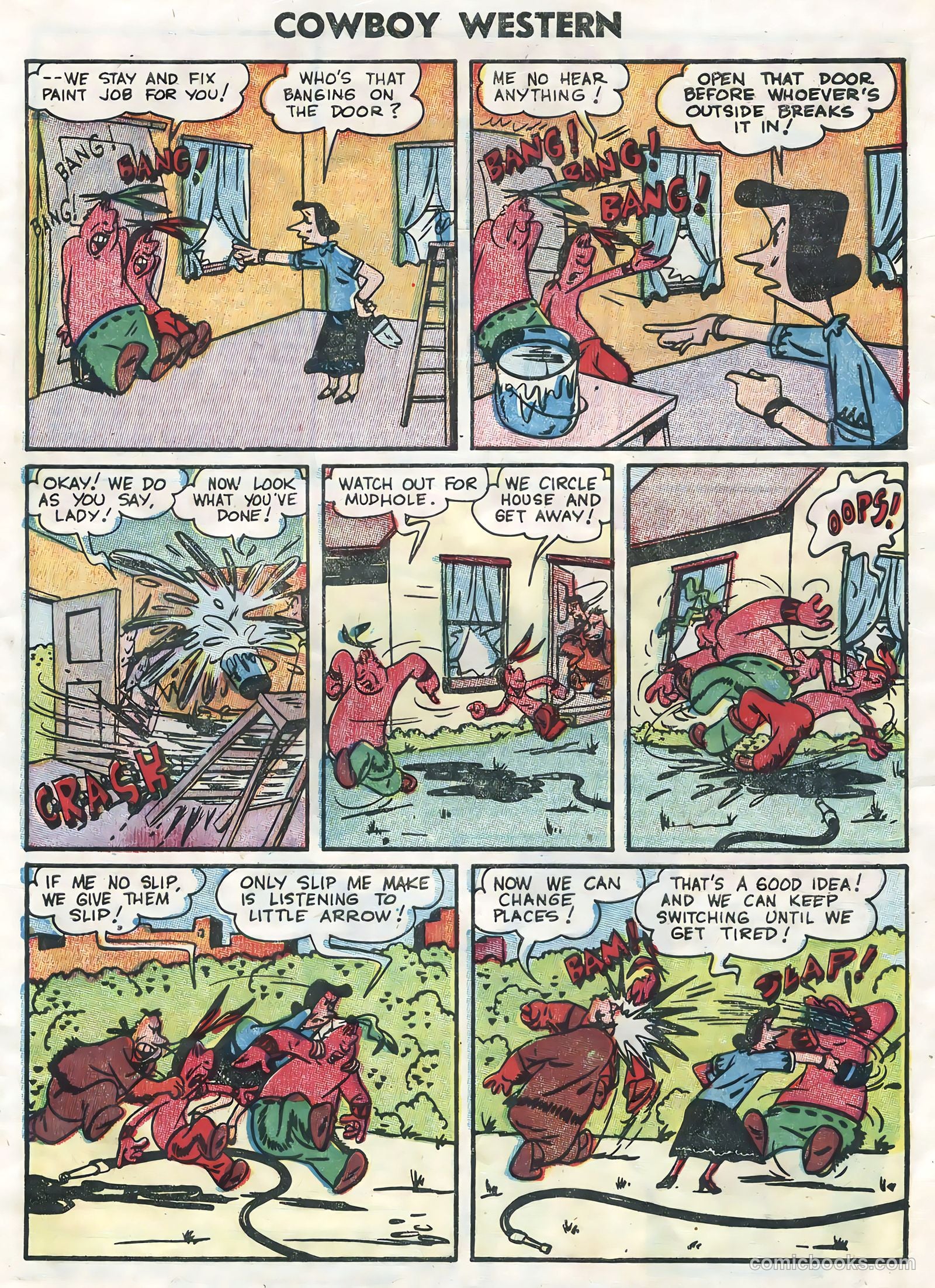 Cowboy Western #56 (1955) — page 33 of 36