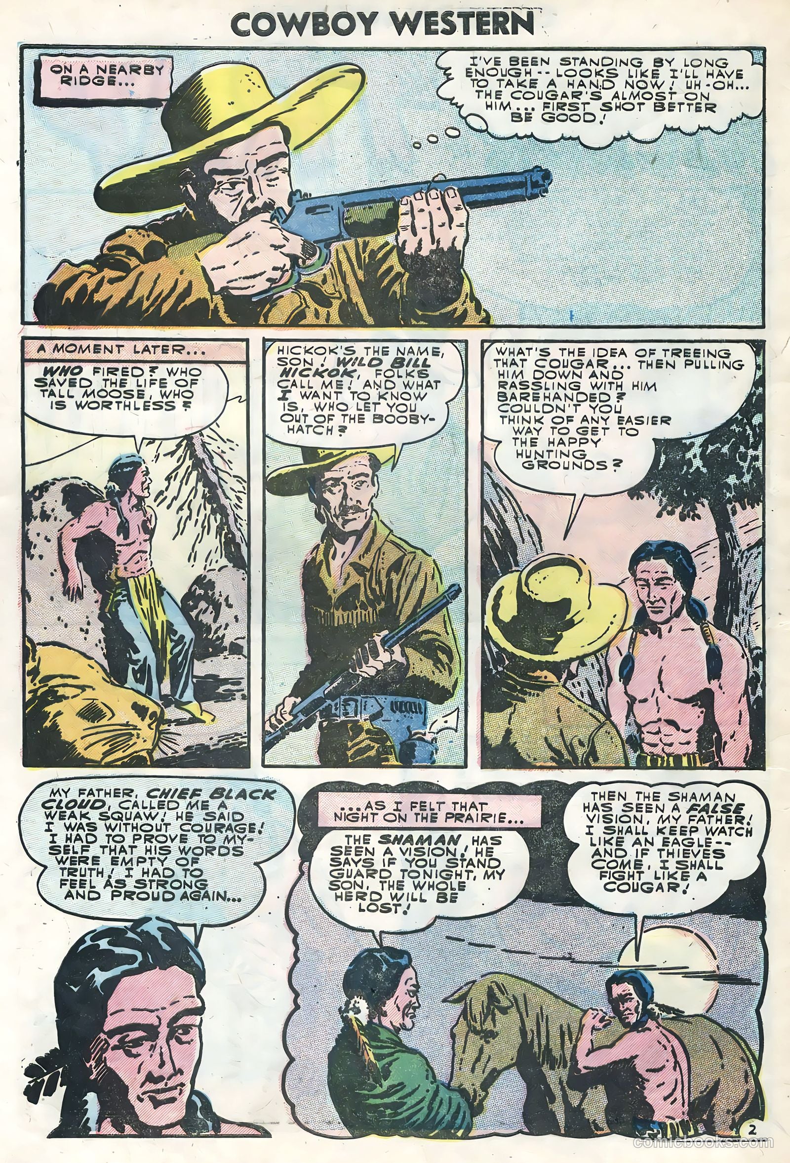 Cowboy Western #57 (1955) — page 4 of 36