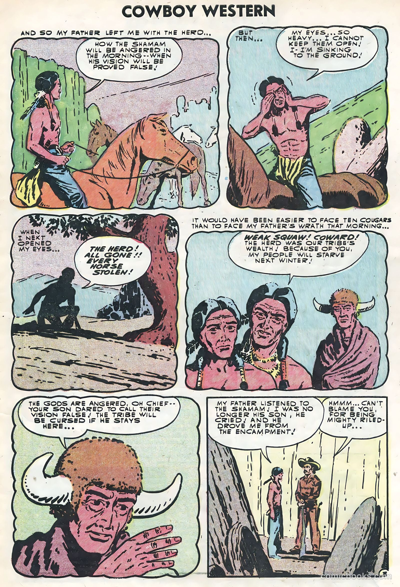 Cowboy Western #57 (1955) — page 5 of 36