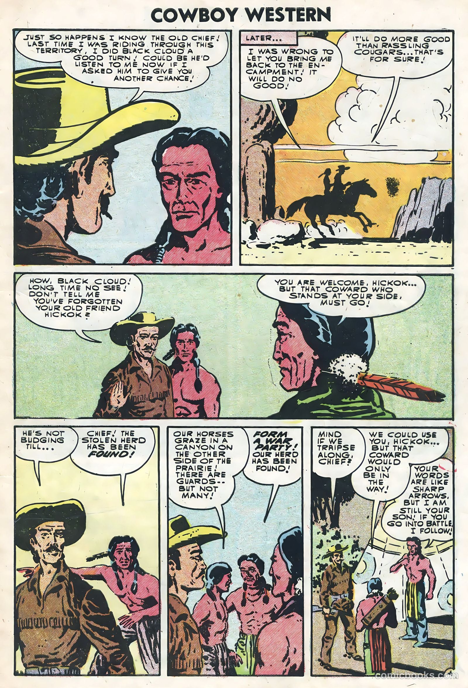 Cowboy Western #57 (1955) — page 7 of 36
