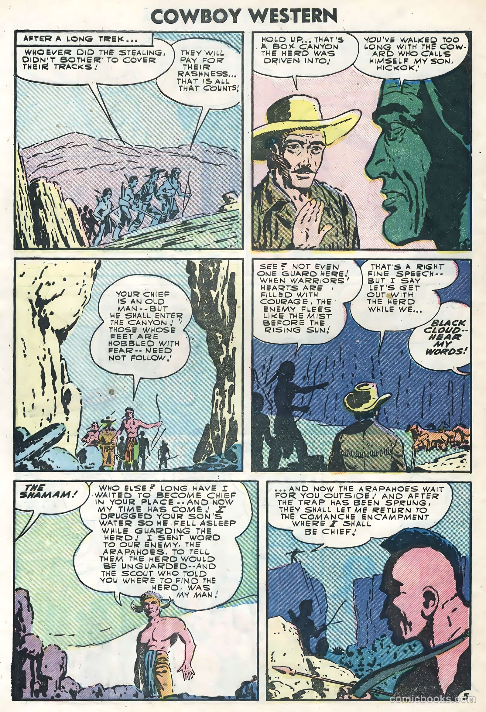 Cowboy Western #57 (1955) — page 8 of 36