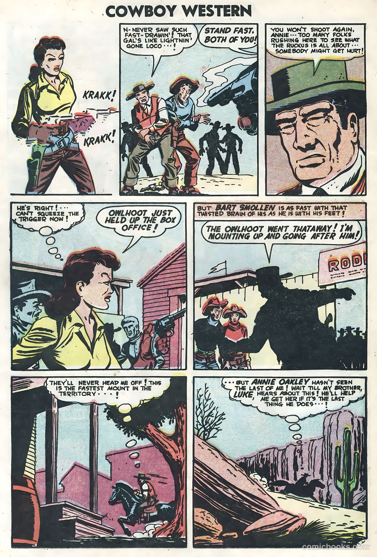 Cowboy Western #57 (1955) — page 12 of 36