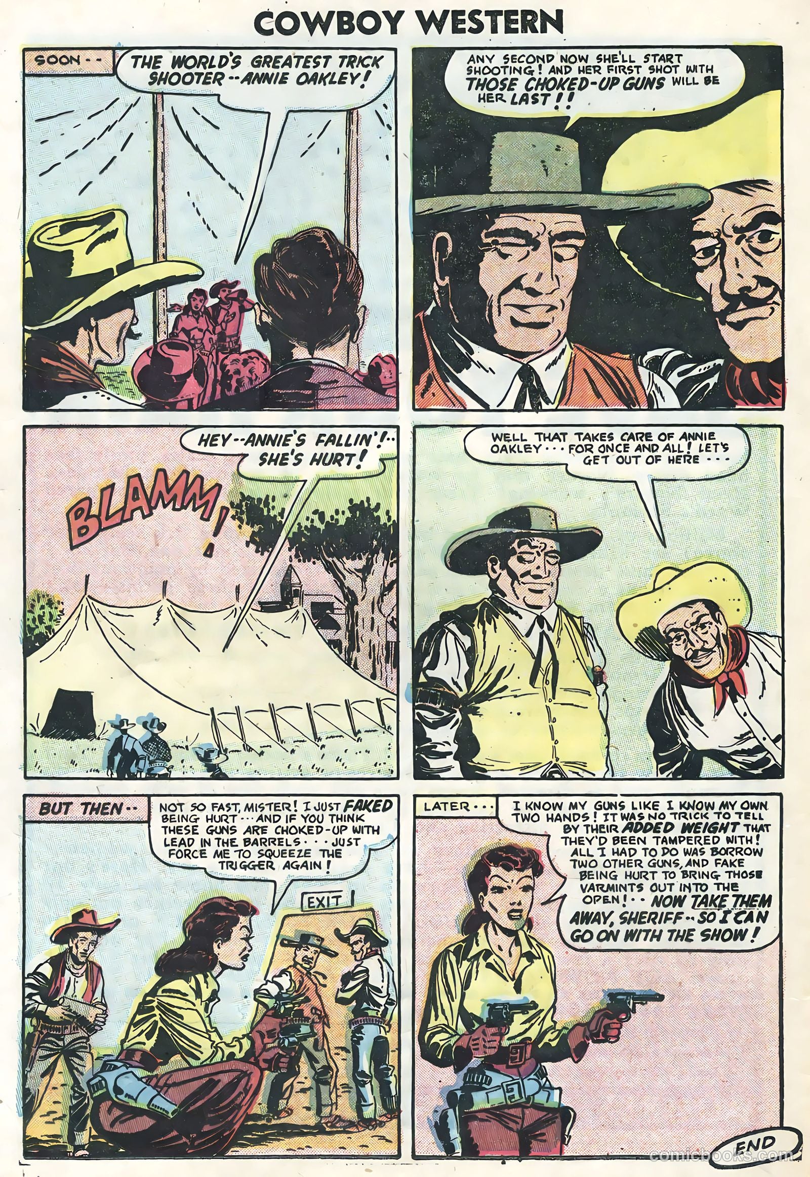 Cowboy Western #57 (1955) — page 16 of 36