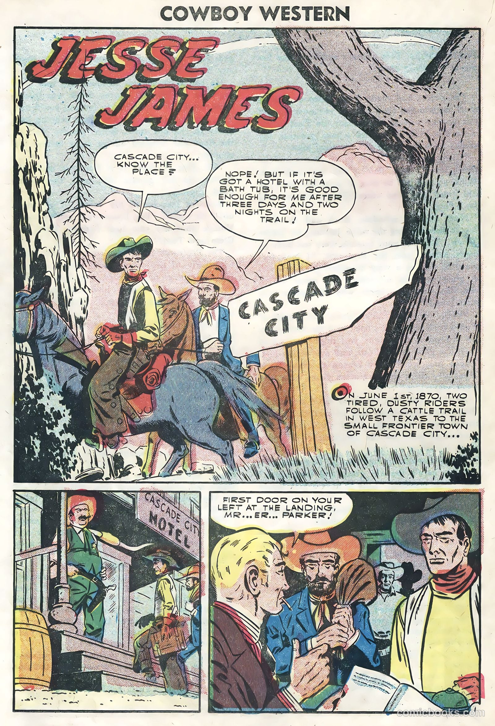 Cowboy Western #57 (1955) — page 20 of 36
