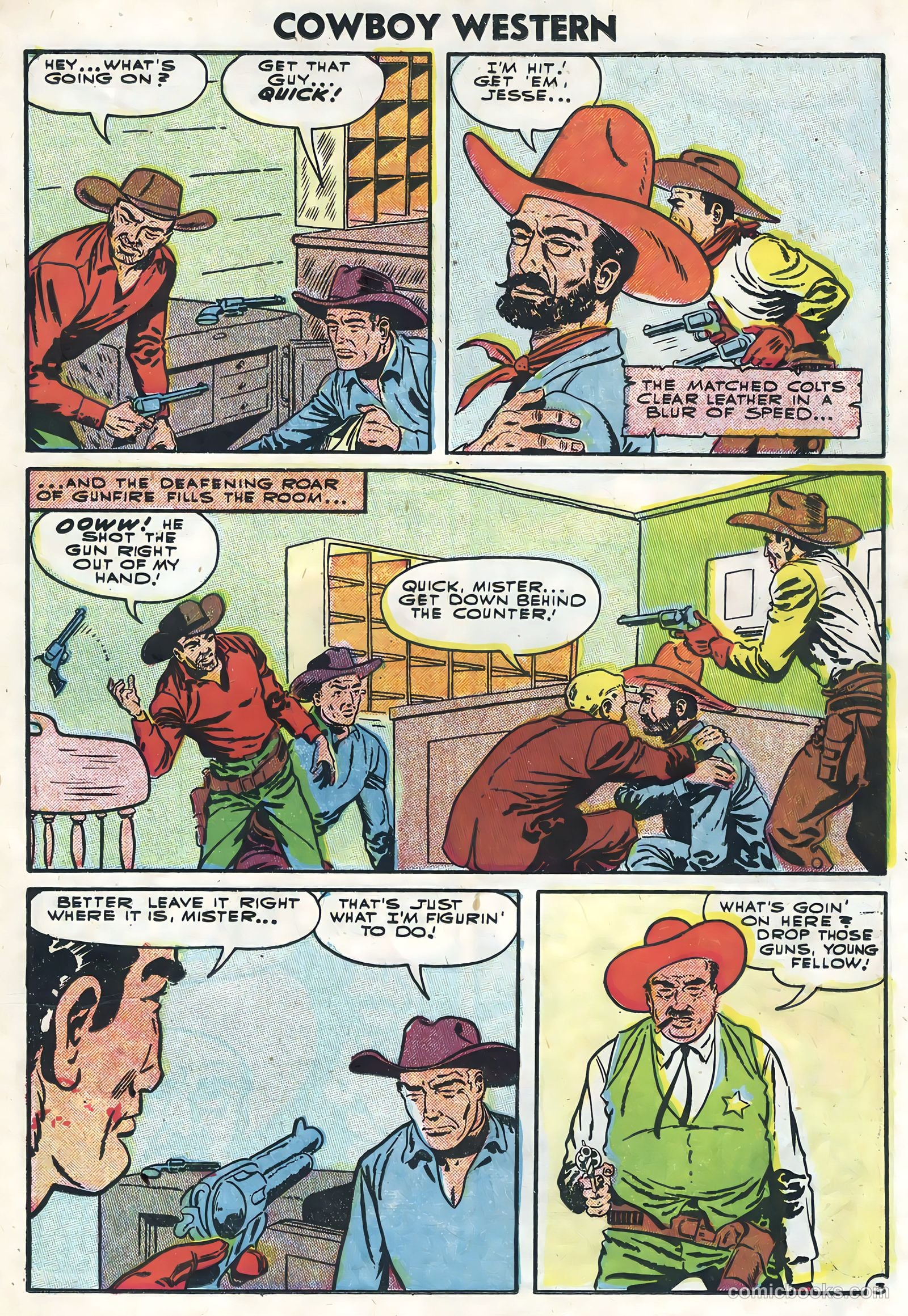 Cowboy Western #57 (1955) — page 23 of 36
