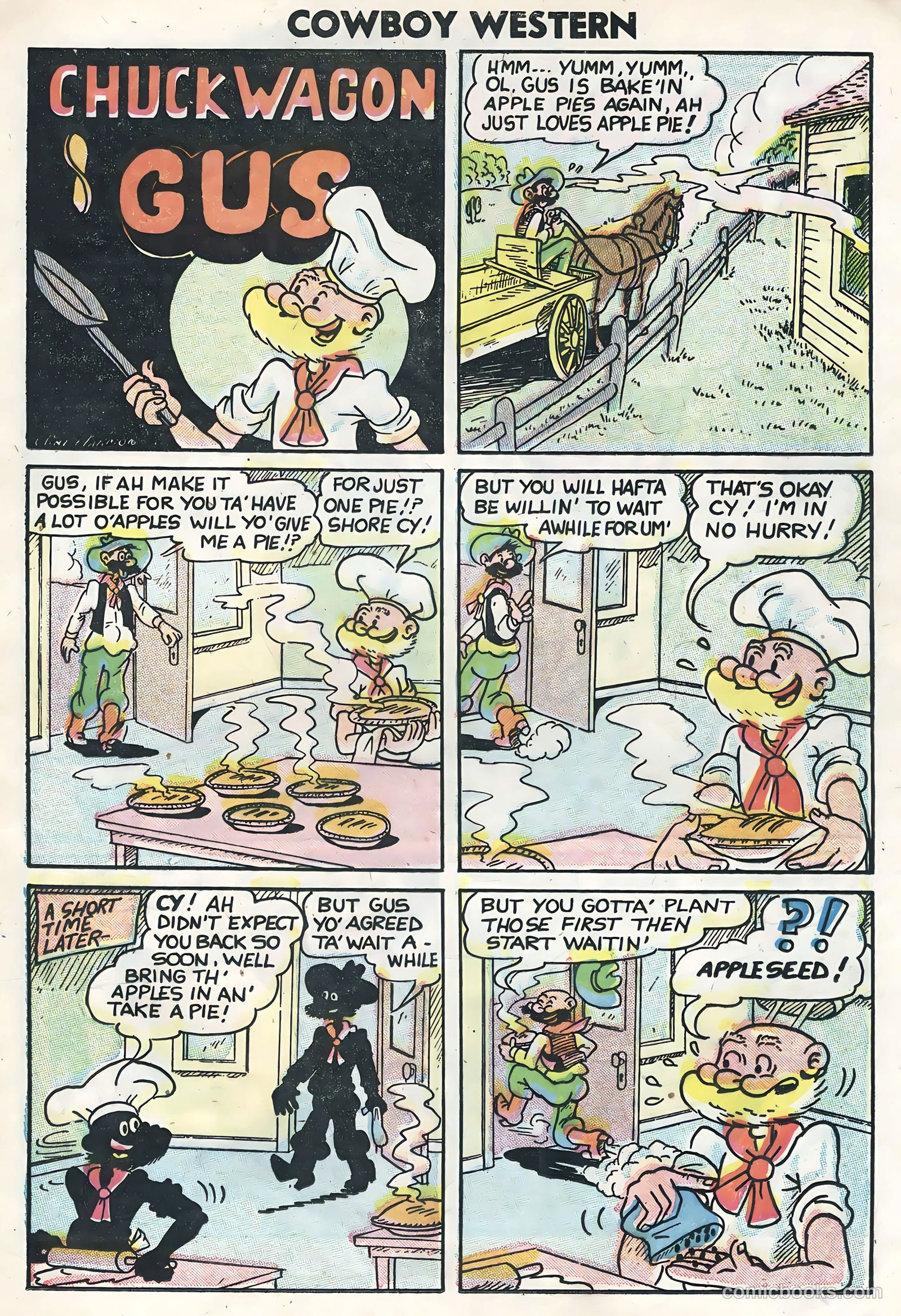 Cowboy Western #57 (1955) — page 25 of 36