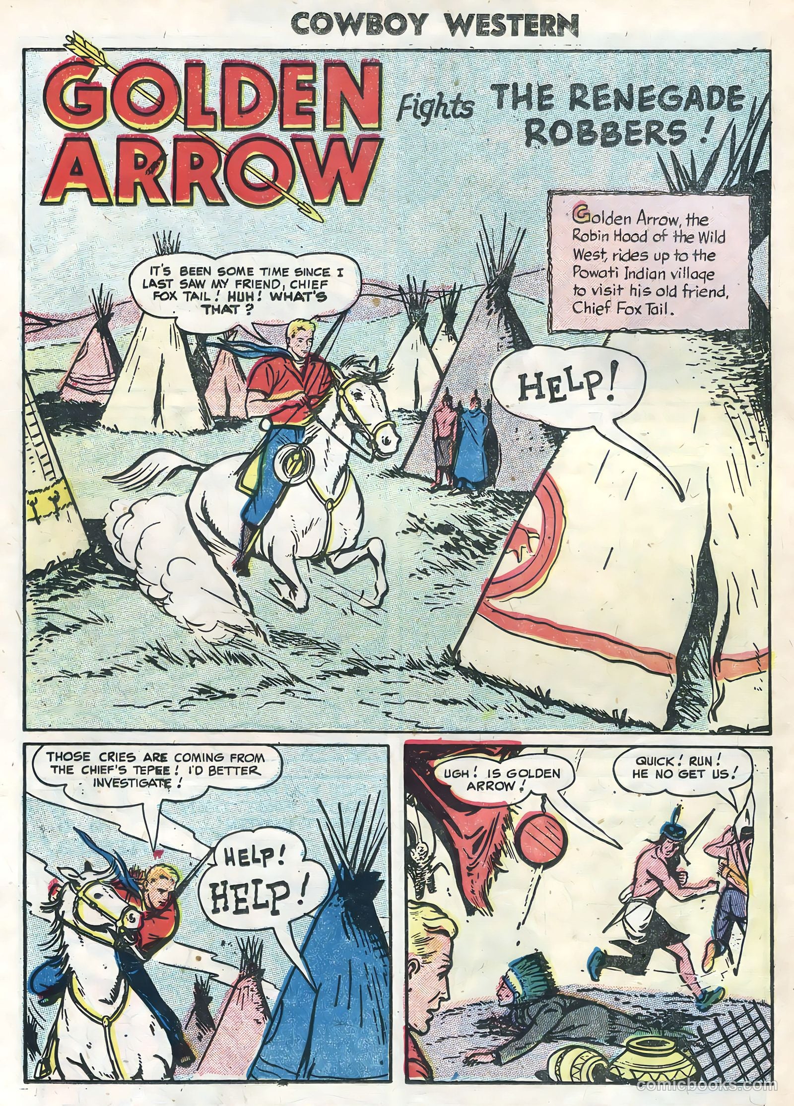 Cowboy Western #57 (1955) — page 26 of 36