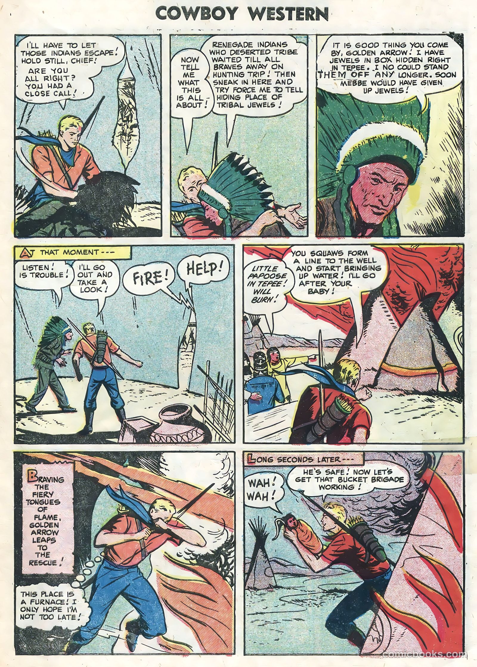Cowboy Western #57 (1955) — page 27 of 36