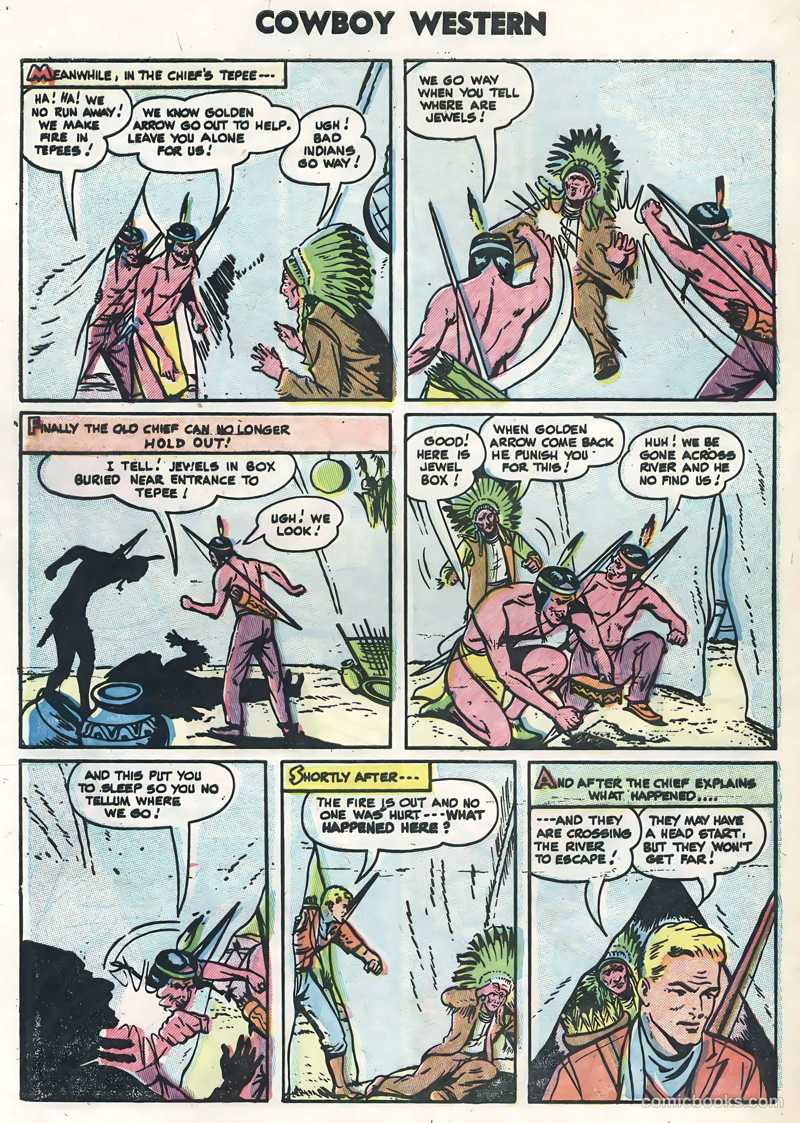 Cowboy Western #57 (1955) — page 28 of 36