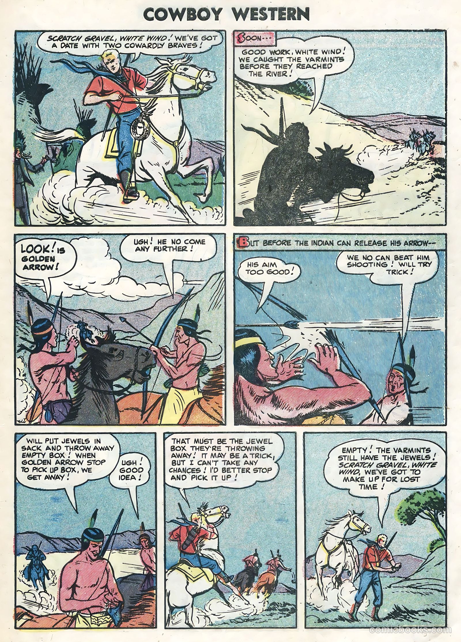 Cowboy Western #57 (1955) — page 29 of 36