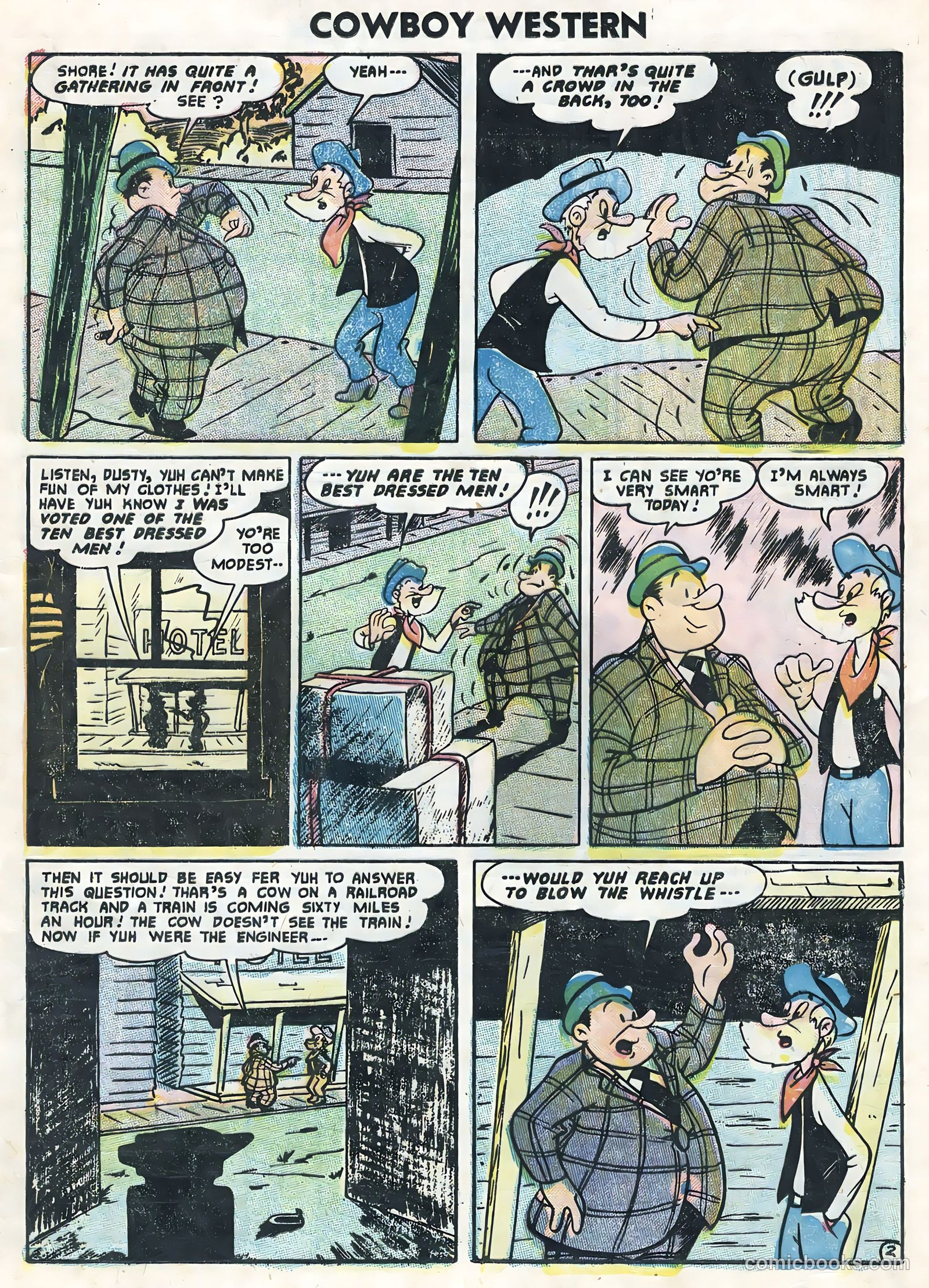 Cowboy Western #58 (1956) — page 13 of 36