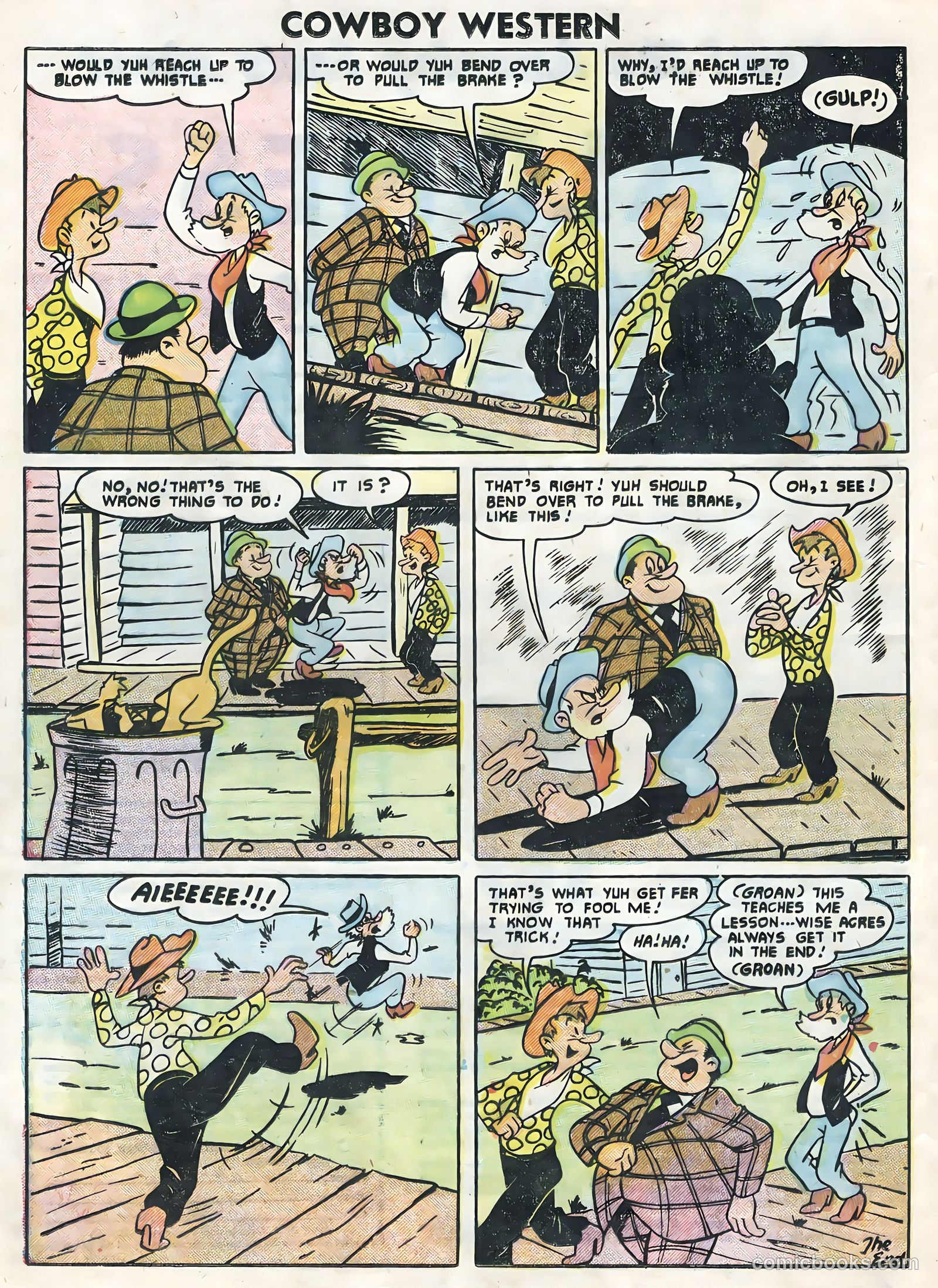 Cowboy Western #58 (1956) — page 16 of 36