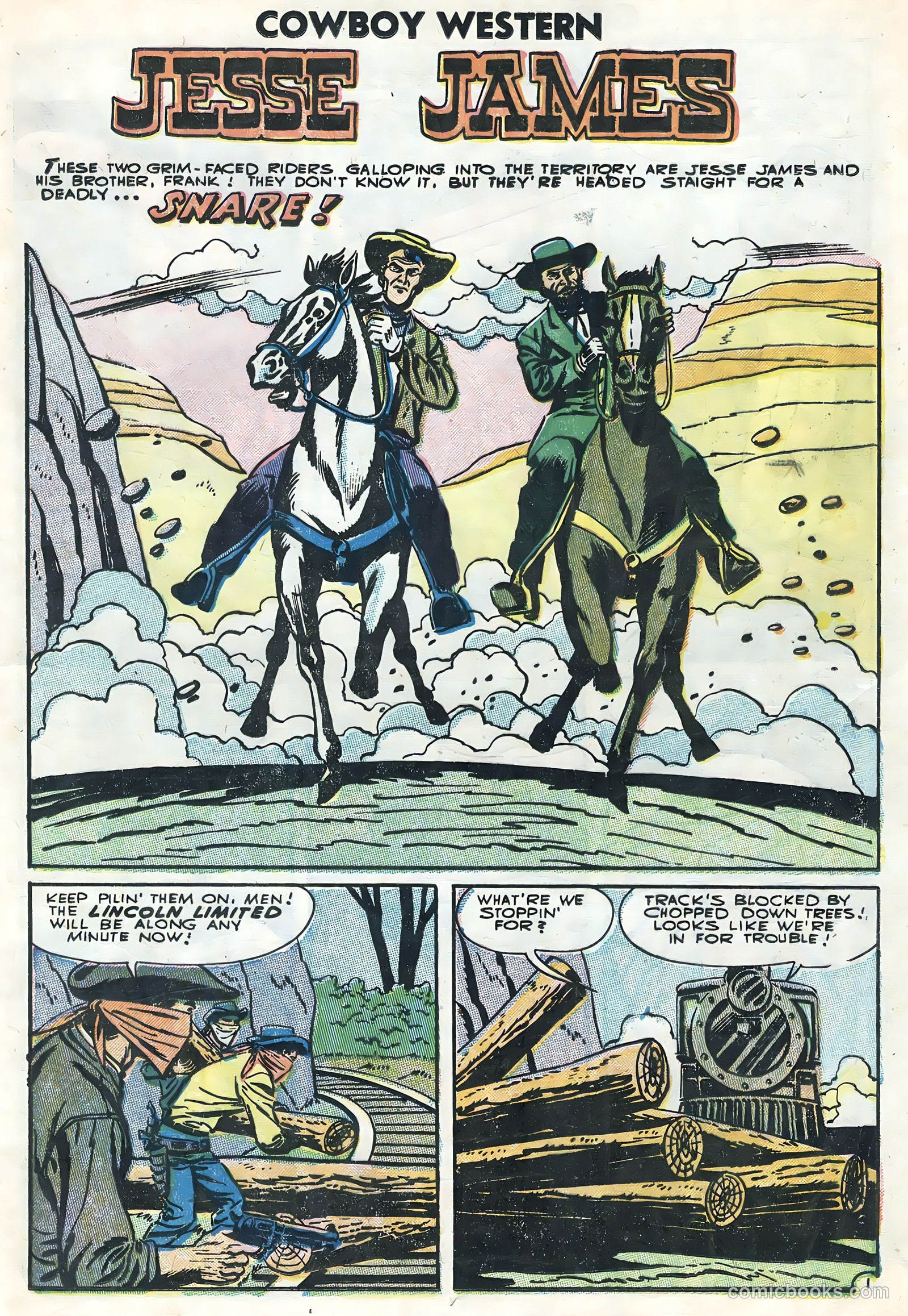Cowboy Western #58 (1956) — page 17 of 36