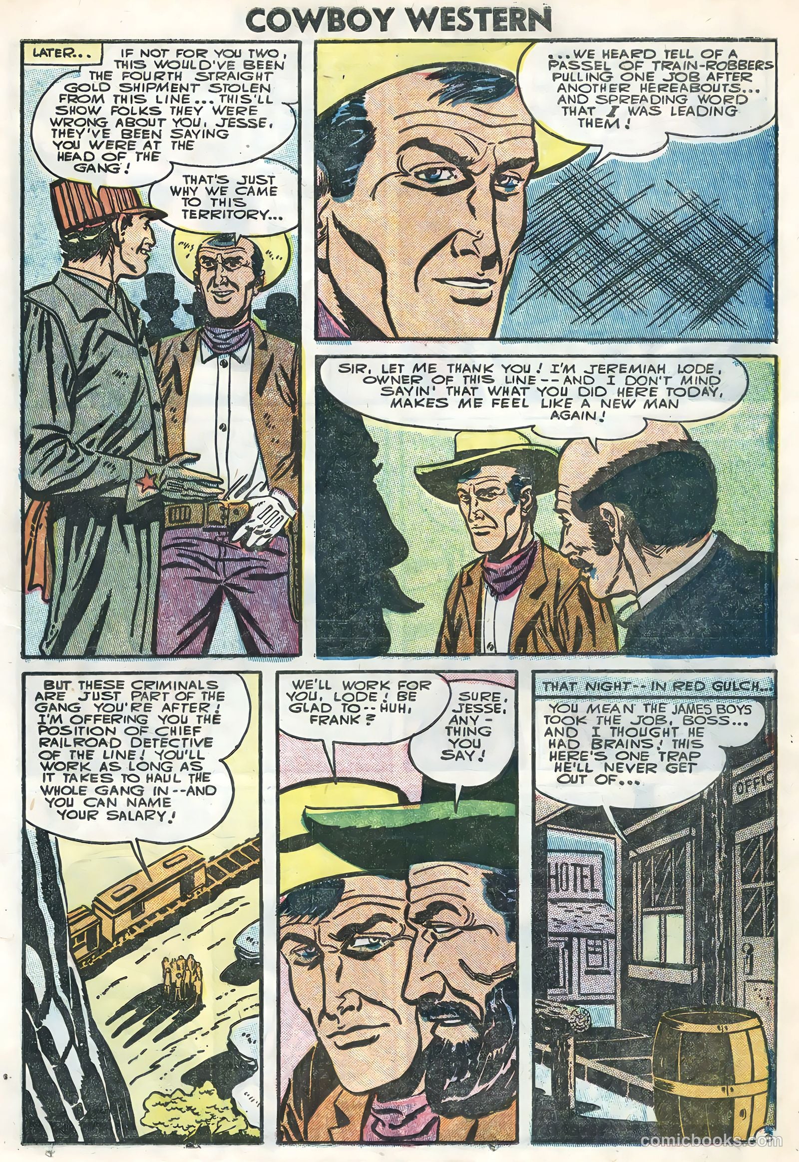 Cowboy Western #58 (1956) — page 19 of 36