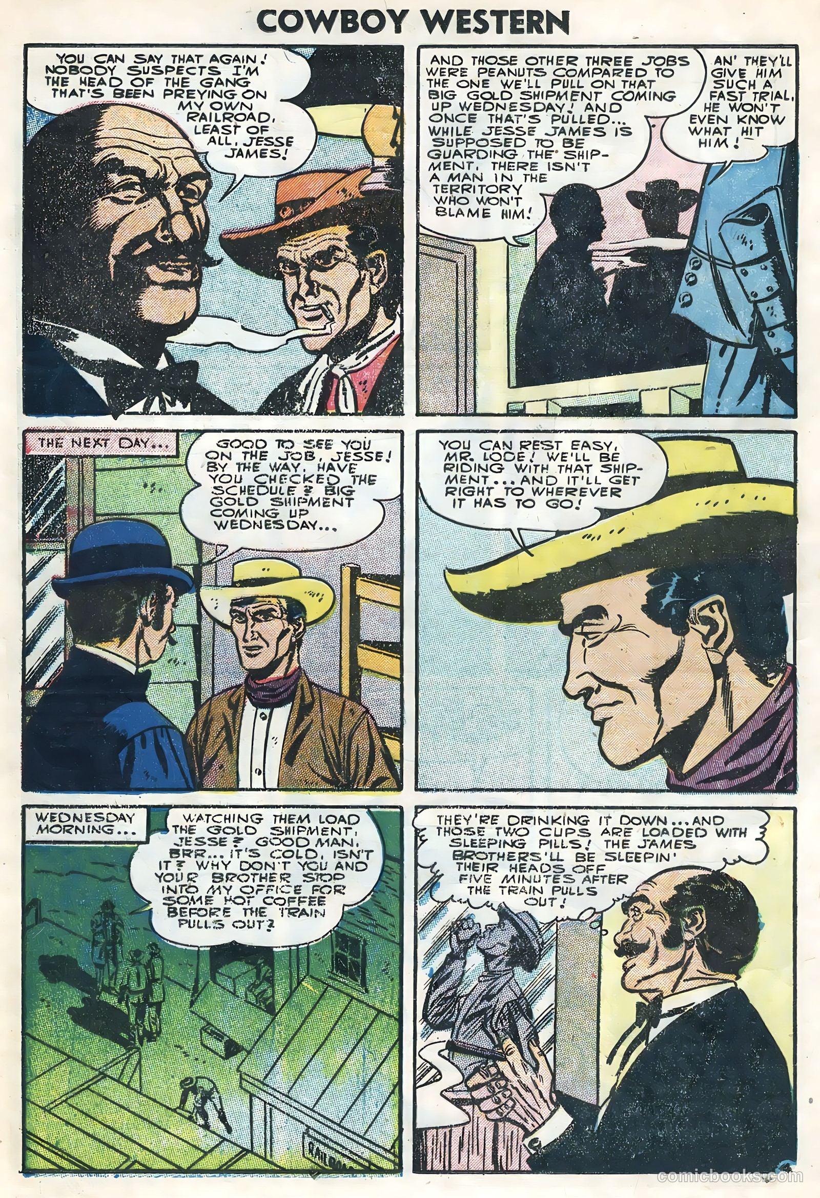 Cowboy Western #58 (1956) — page 20 of 36