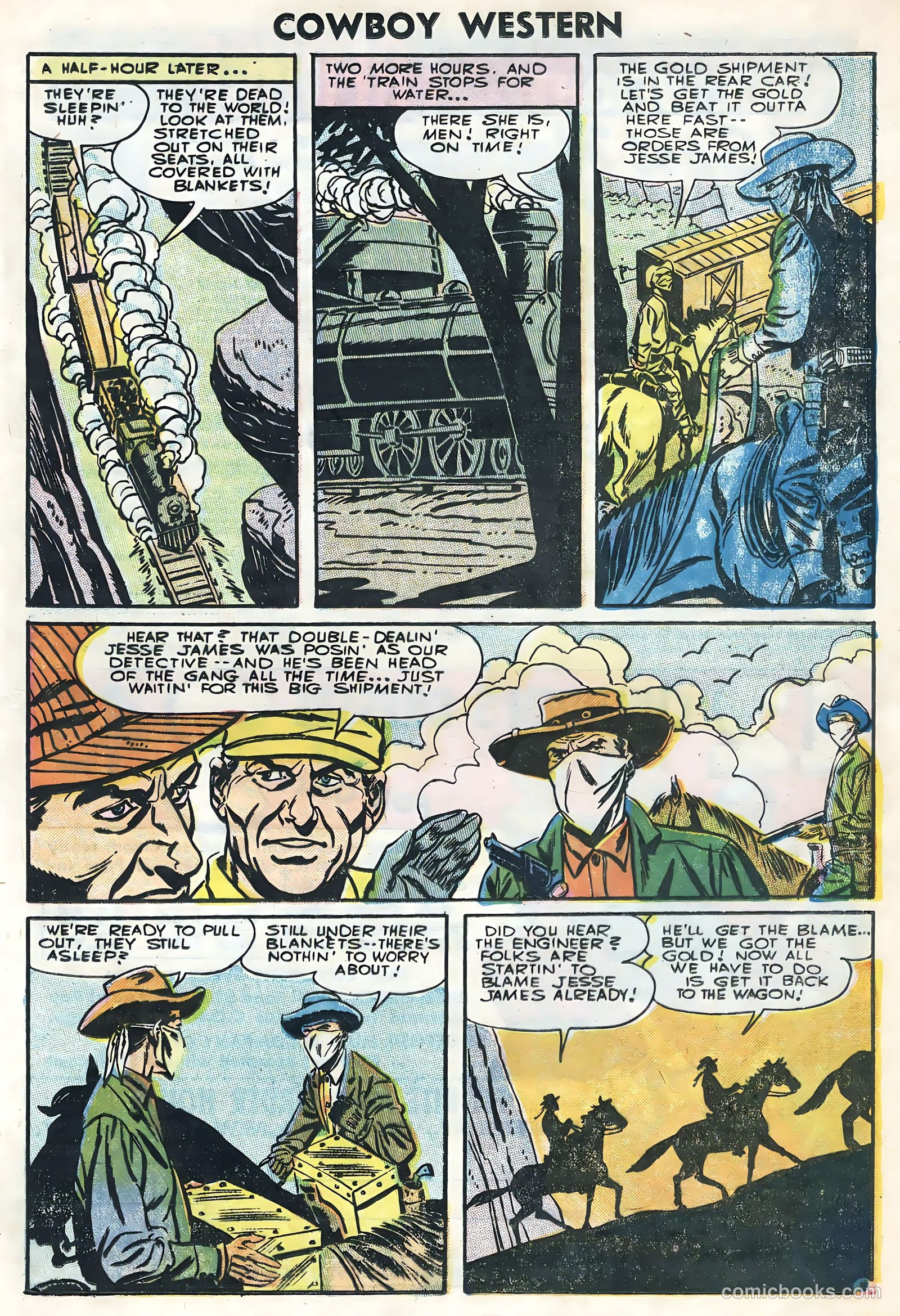 Cowboy Western #58 (1956) — page 21 of 36