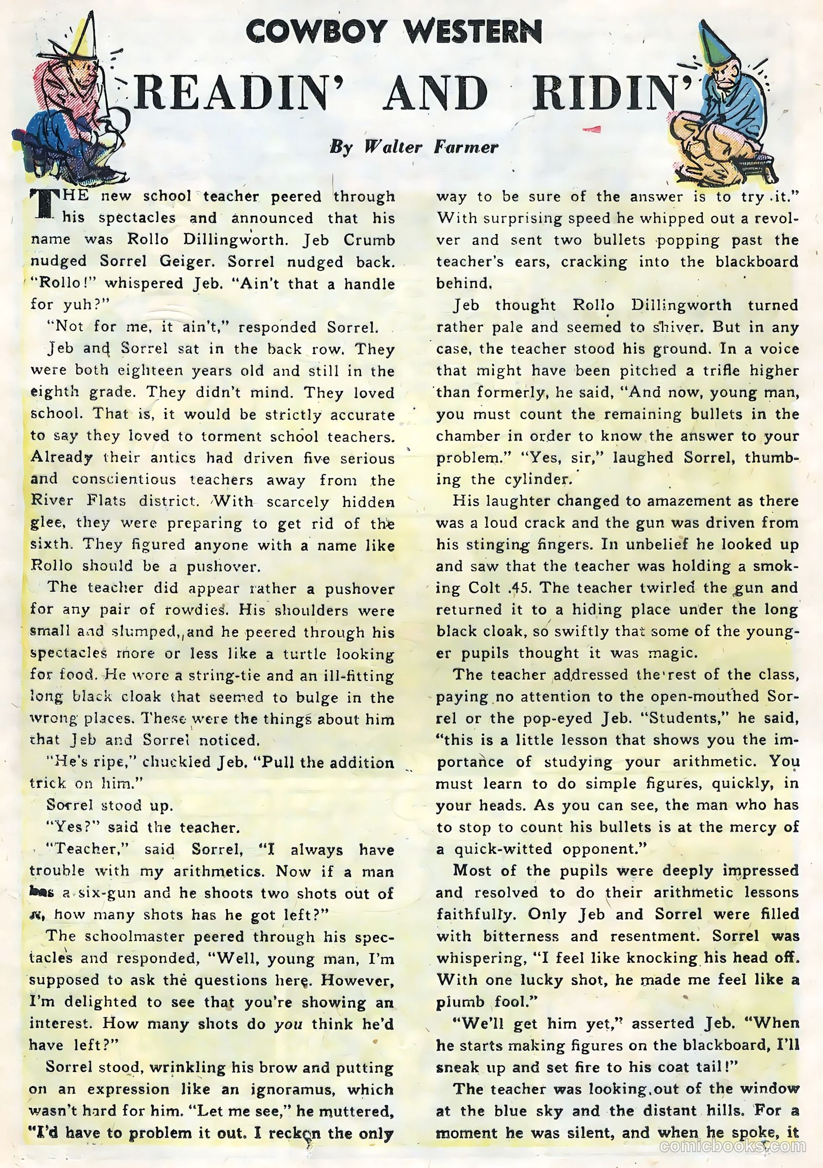Cowboy Western #58 (1956) — page 24 of 36