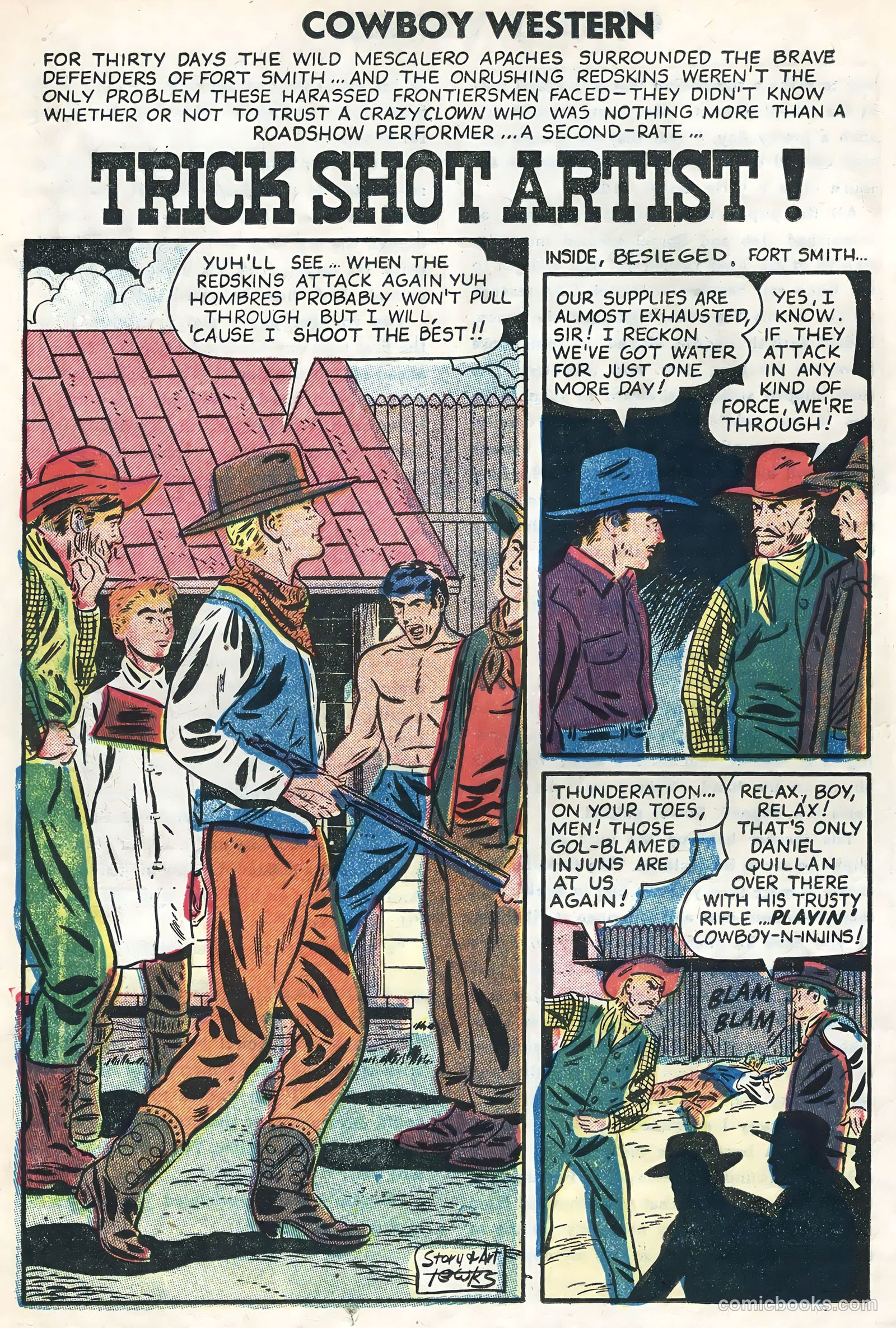 Cowboy Western #58 (1956) — page 26 of 36