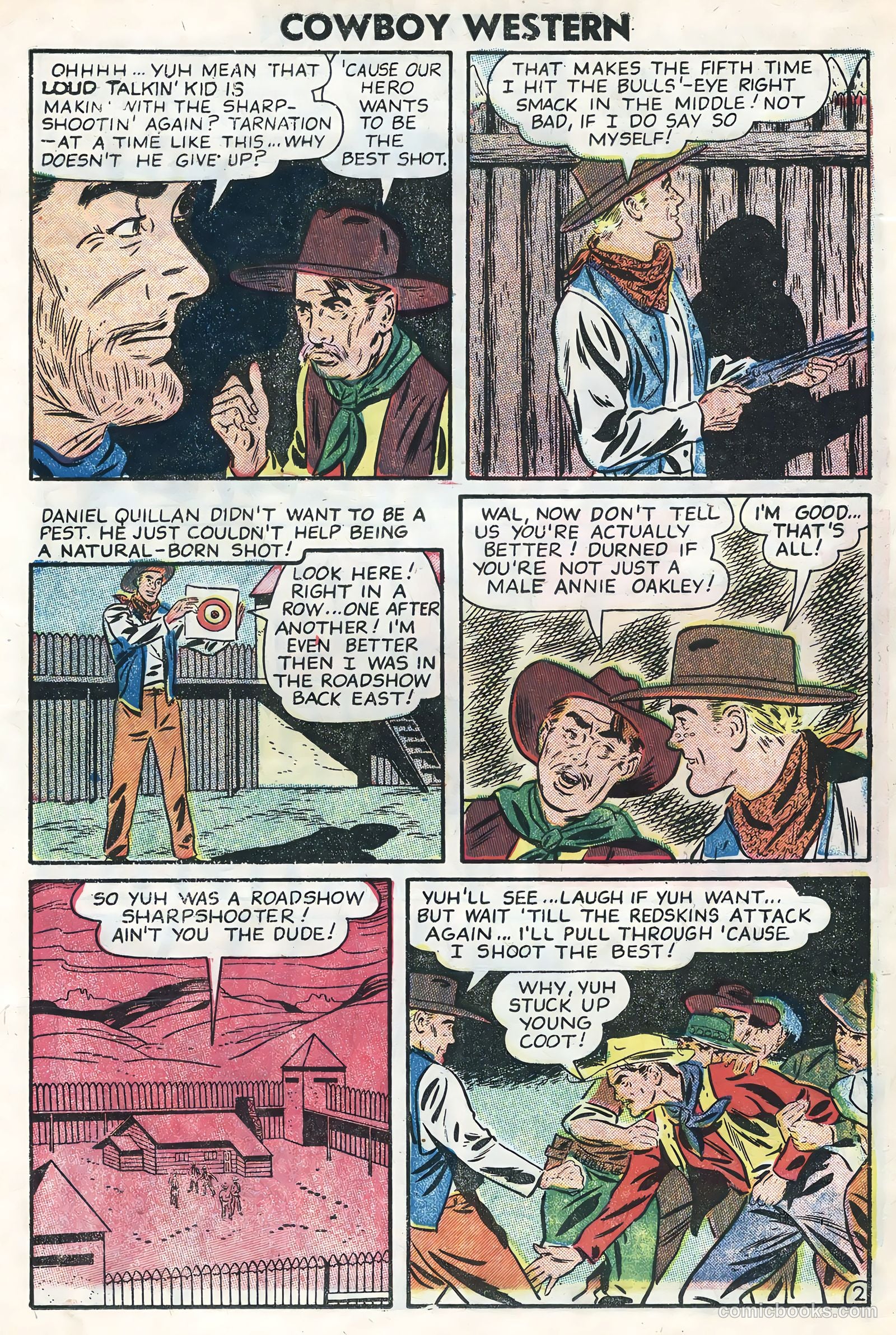 Cowboy Western #58 (1956) — page 27 of 36