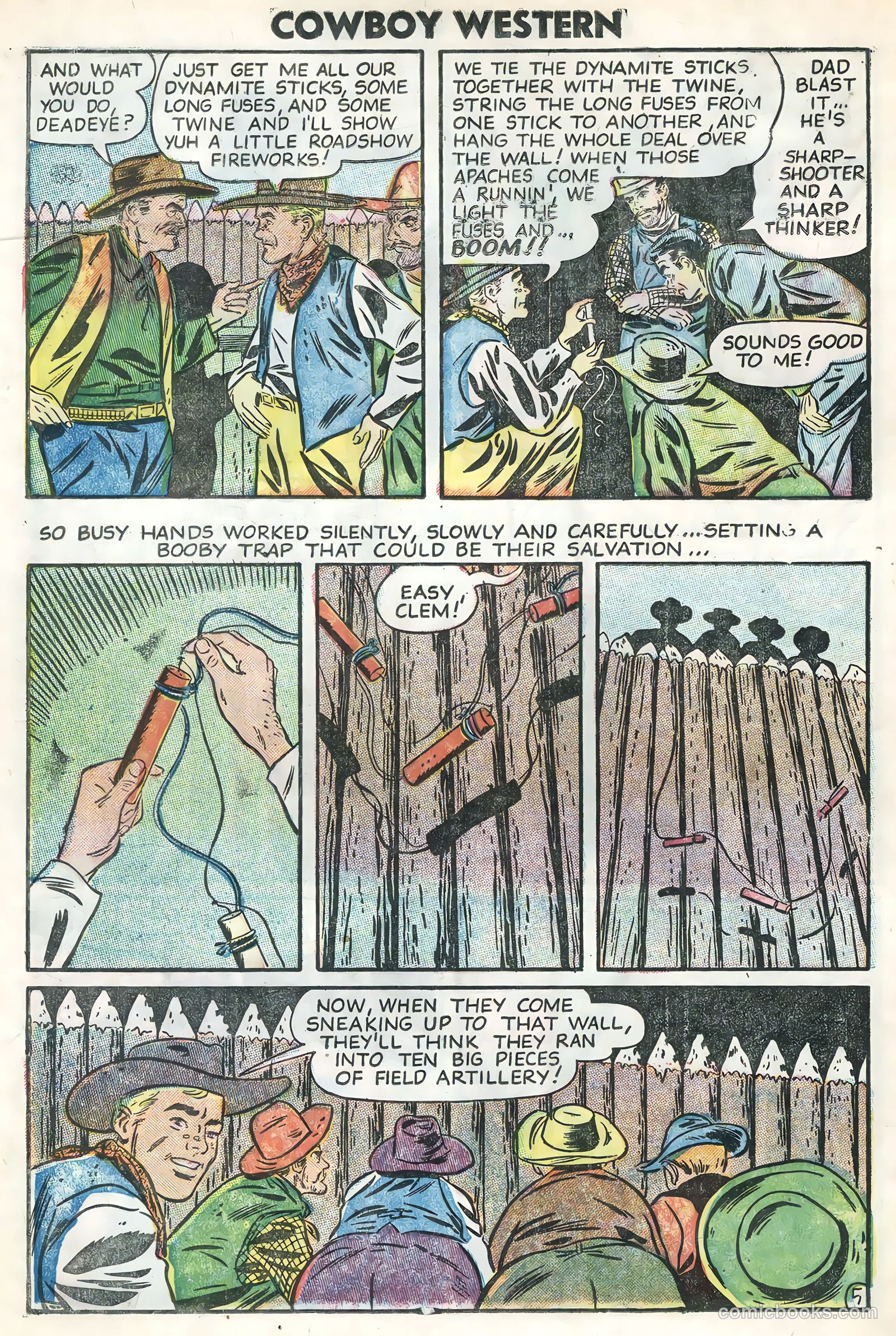 Cowboy Western #58 (1956) — page 30 of 36