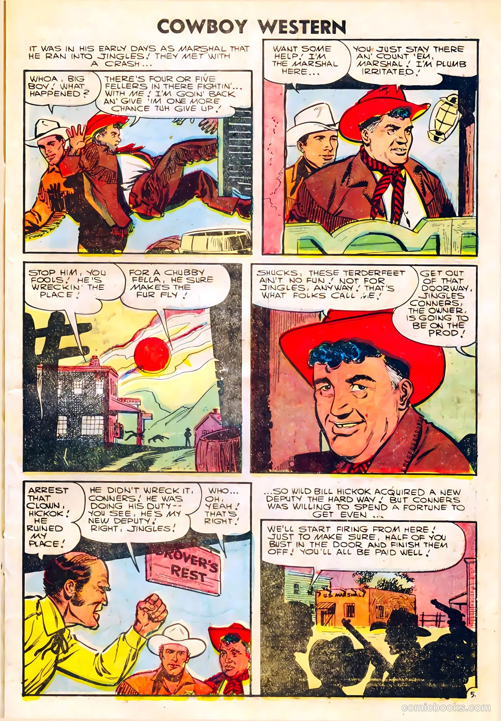 Cowboy Western #59 (1956) — page 7 of 36