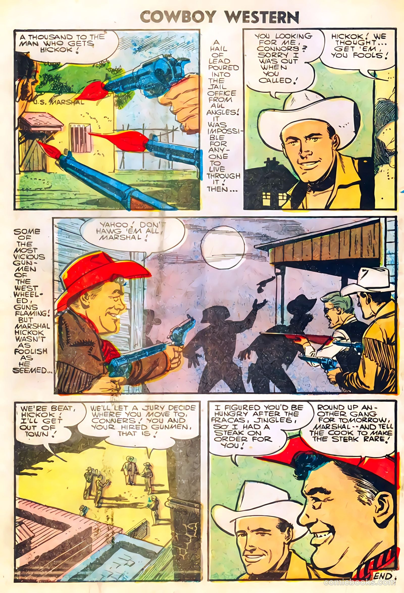 Cowboy Western #59 (1956) — page 8 of 36