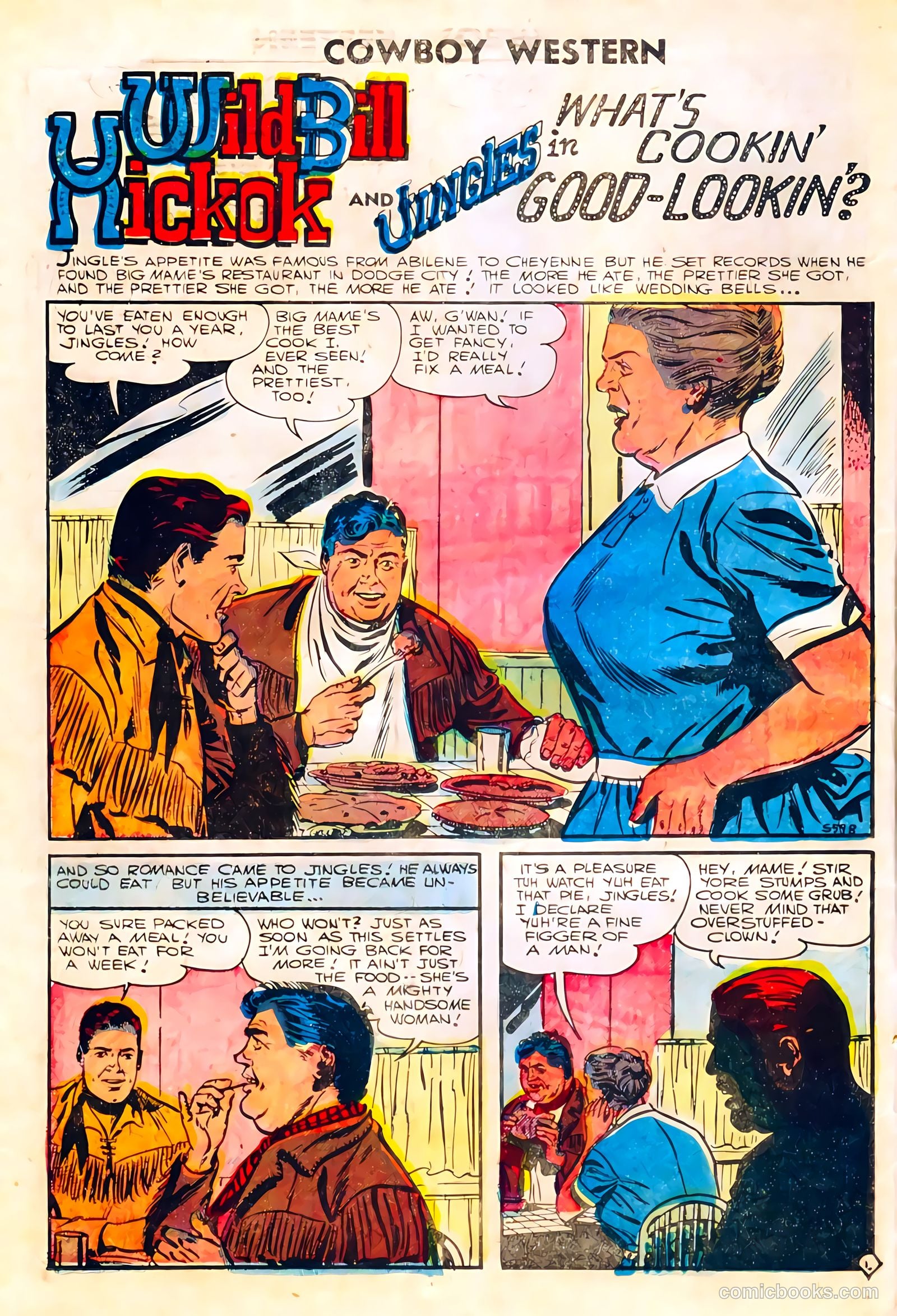 Cowboy Western #59 (1956) — page 14 of 36