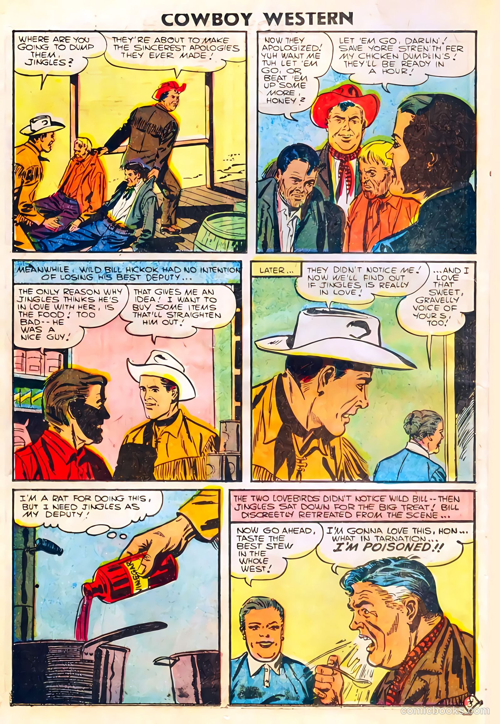 Cowboy Western #59 (1956) — page 16 of 36