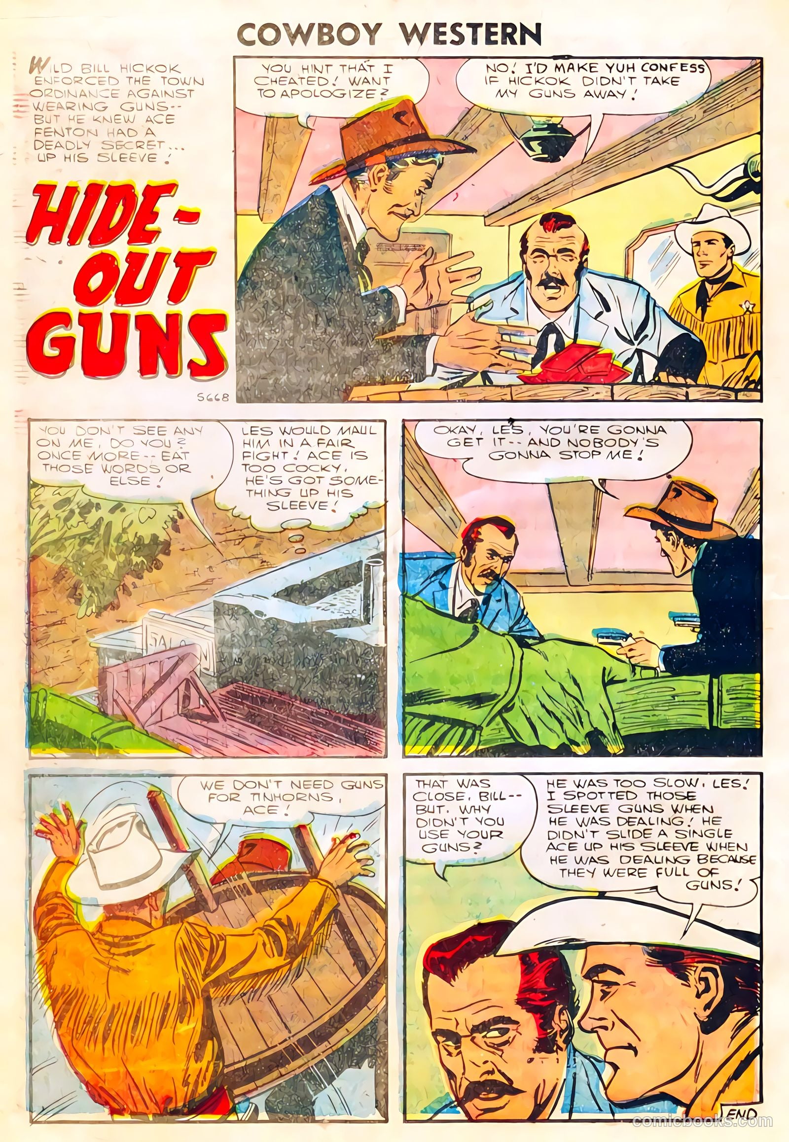 Cowboy Western #59 (1956) — page 20 of 36