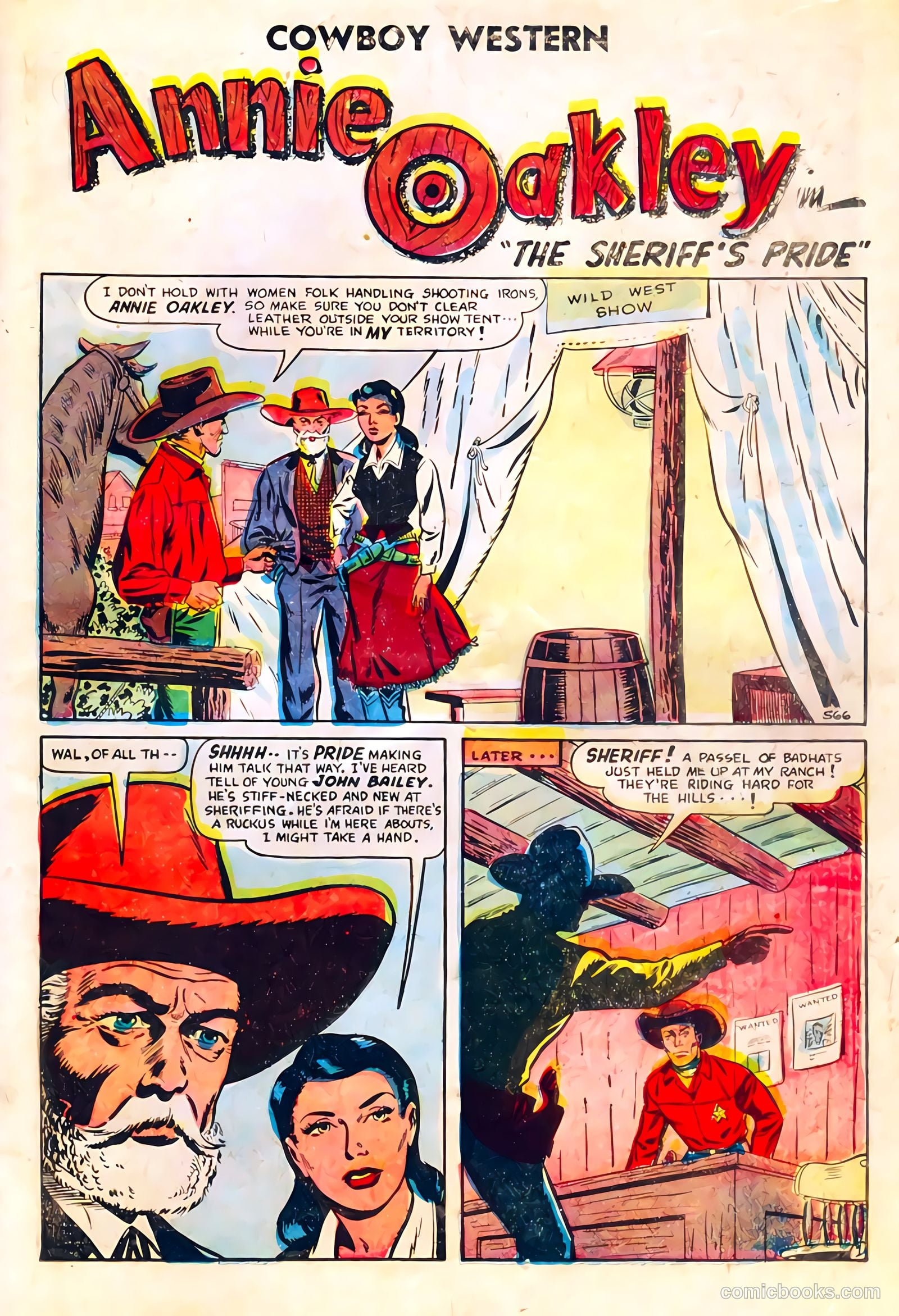 Cowboy Western #59 (1956) — page 23 of 36