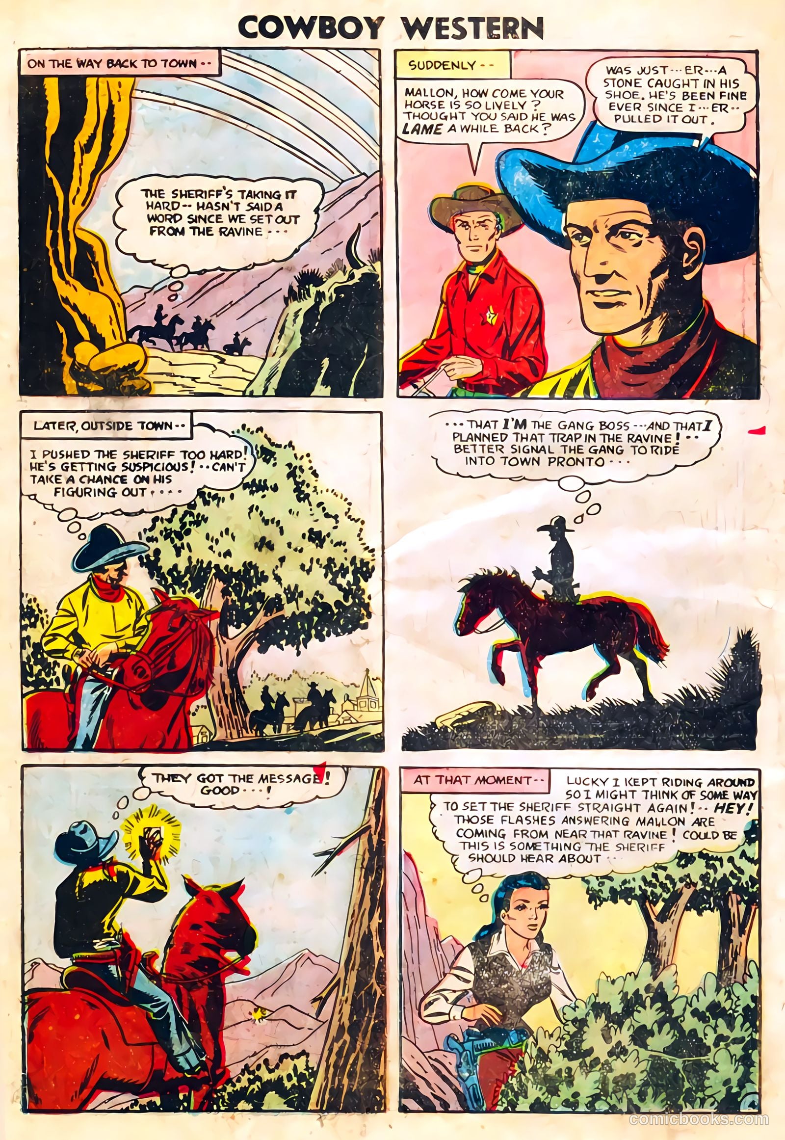 Cowboy Western #59 (1956) — page 26 of 36