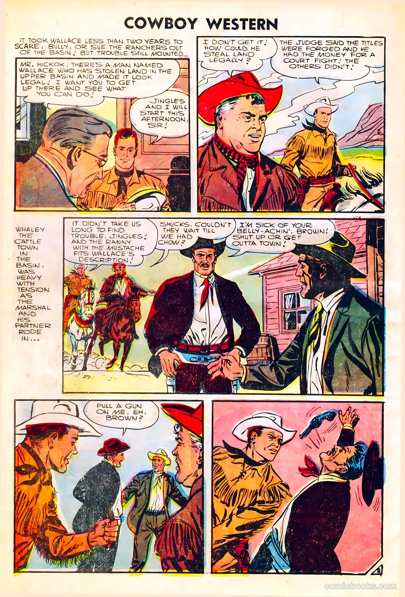 Cowboy Western #59 (1956) — page 30 of 36