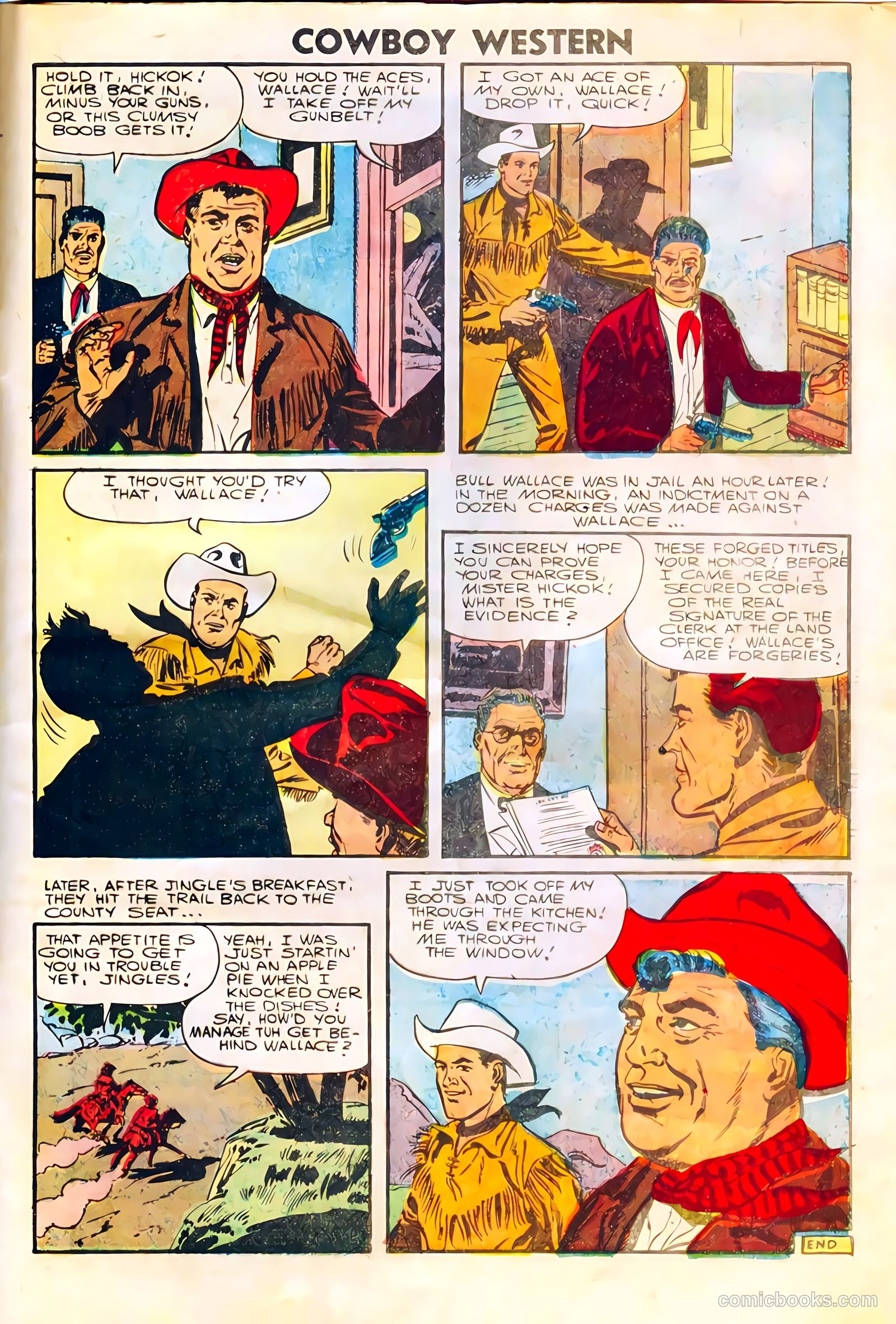 Cowboy Western #59 (1956) — page 33 of 36