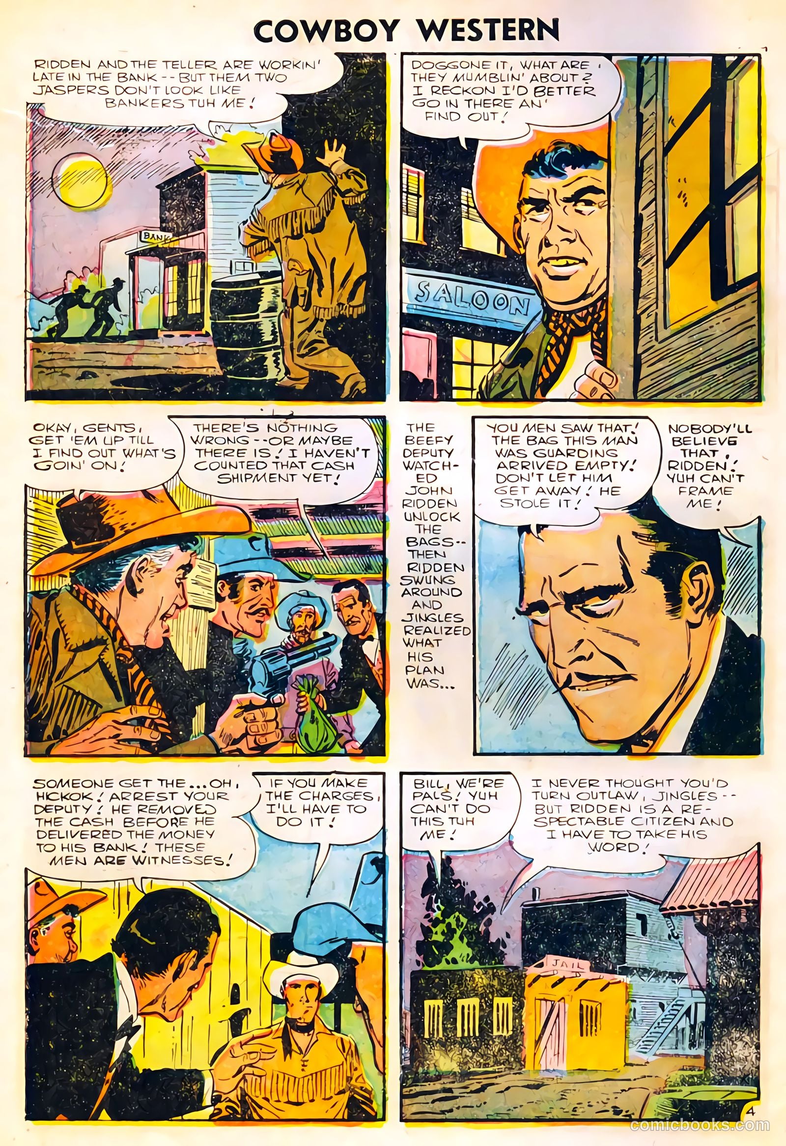Cowboy Western #60 (1956) — page 6 of 36