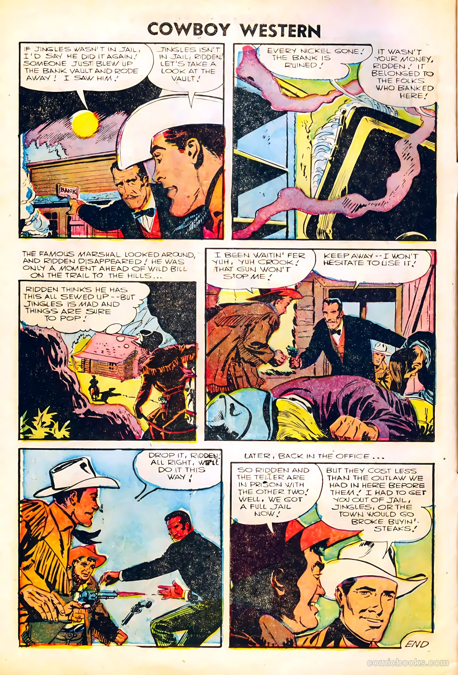 Cowboy Western #60 (1956) — page 8 of 36