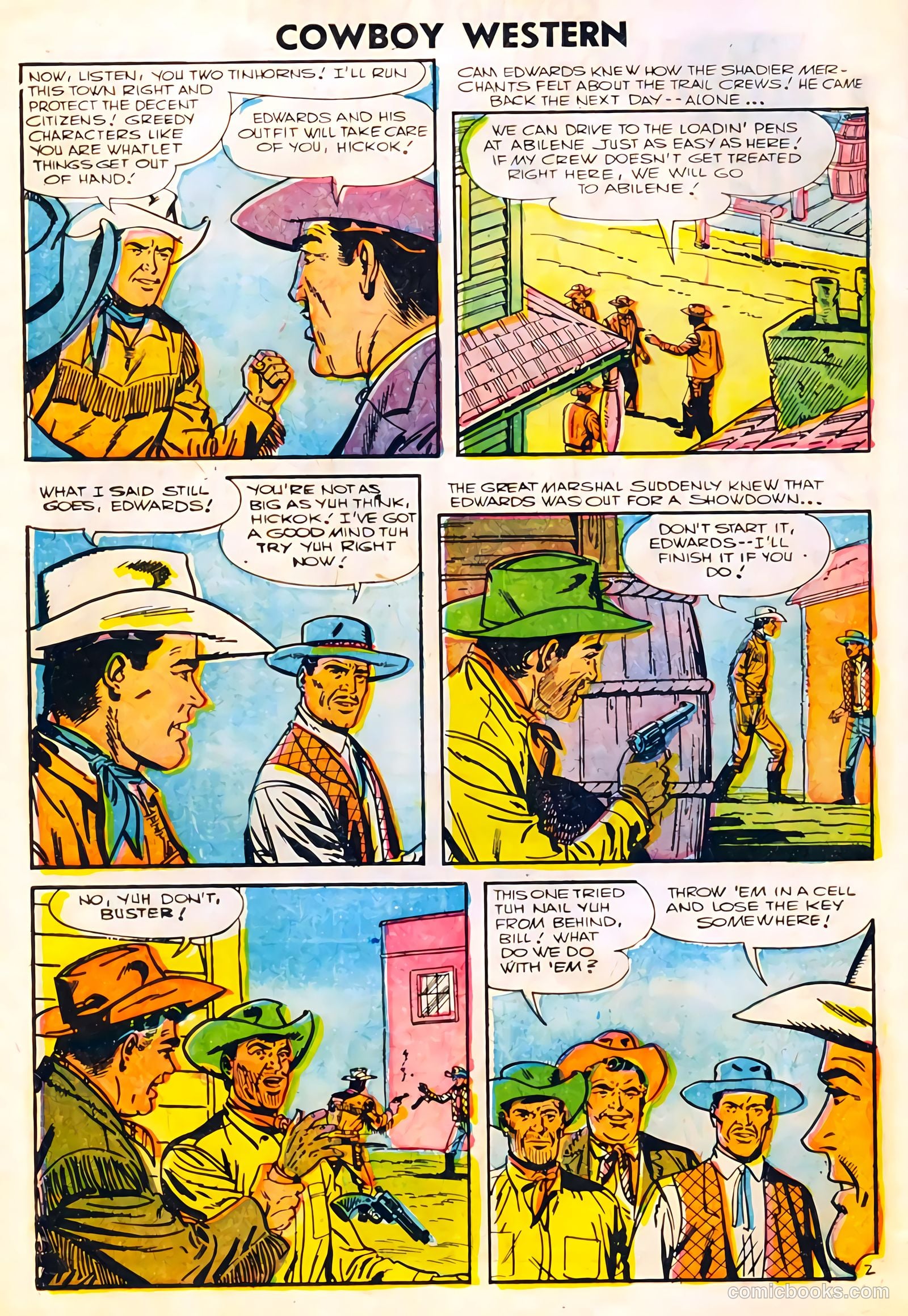 Cowboy Western #60 (1956) — page 10 of 36
