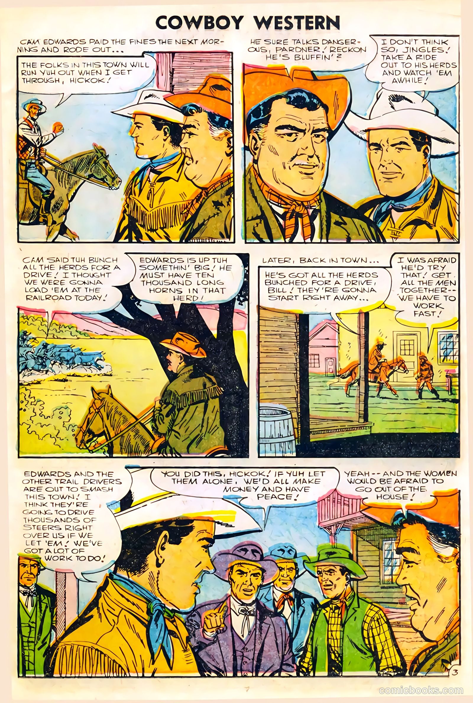 Cowboy Western #60 (1956) — page 11 of 36
