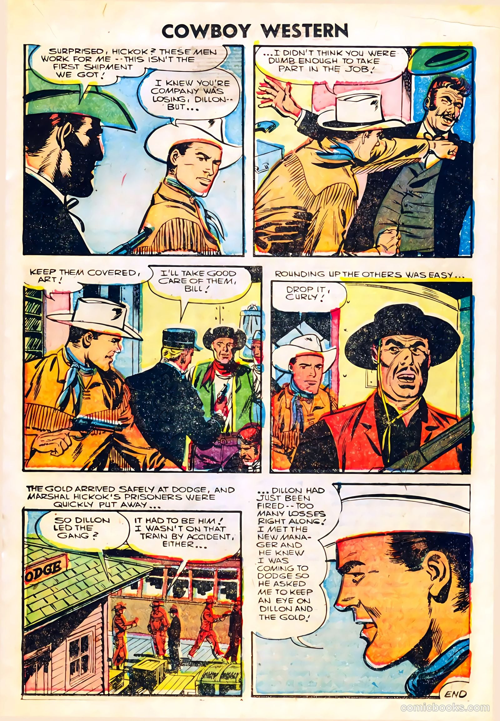 Cowboy Western #60 (1956) — page 17 of 36