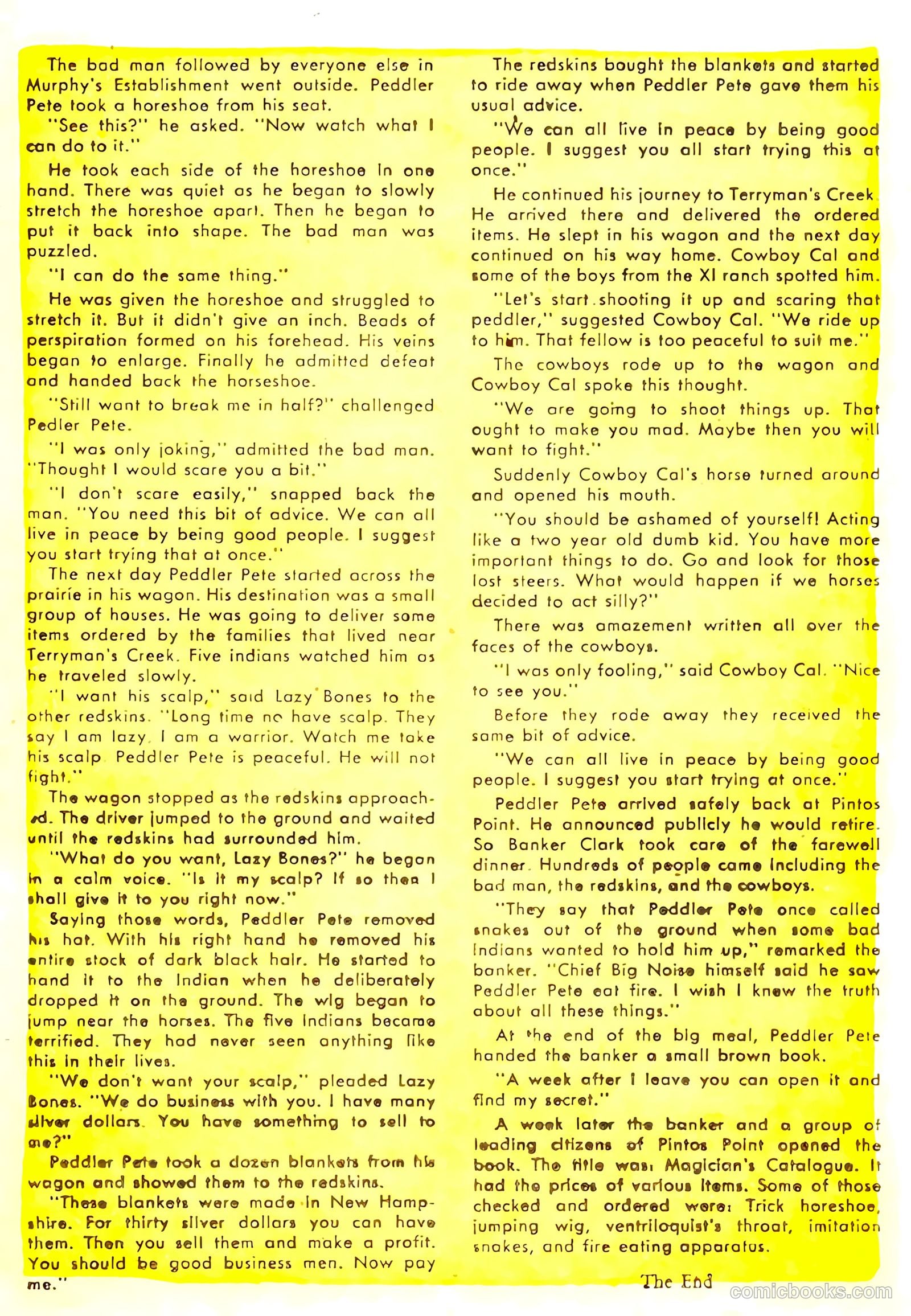 Cowboy Western #60 (1956) — page 19 of 36