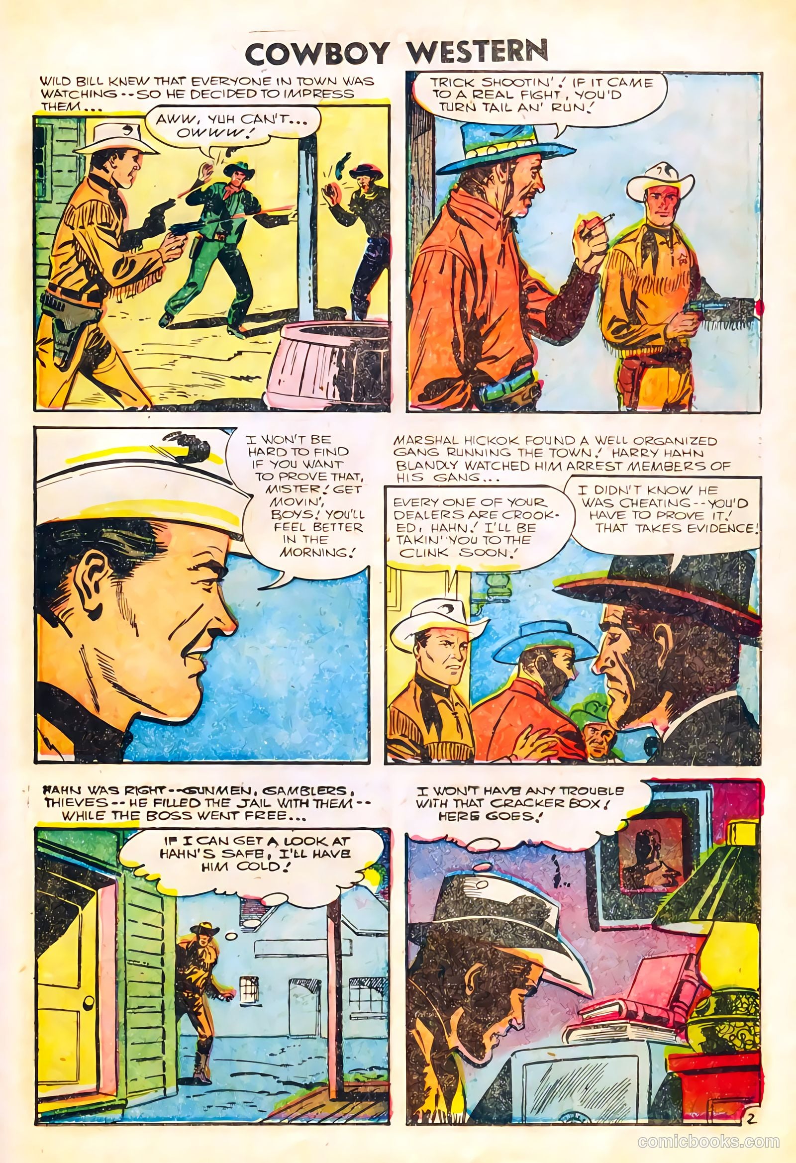Cowboy Western #60 (1956) — page 21 of 36
