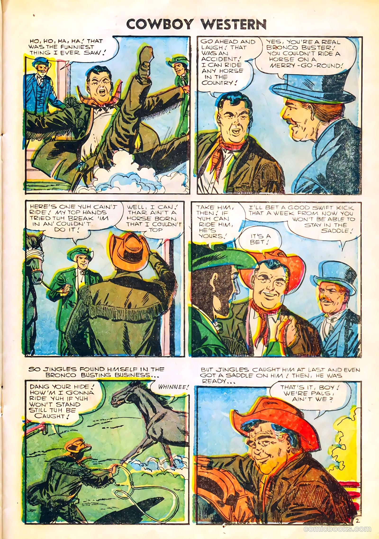 Cowboy Western #60 (1956) — page 25 of 36