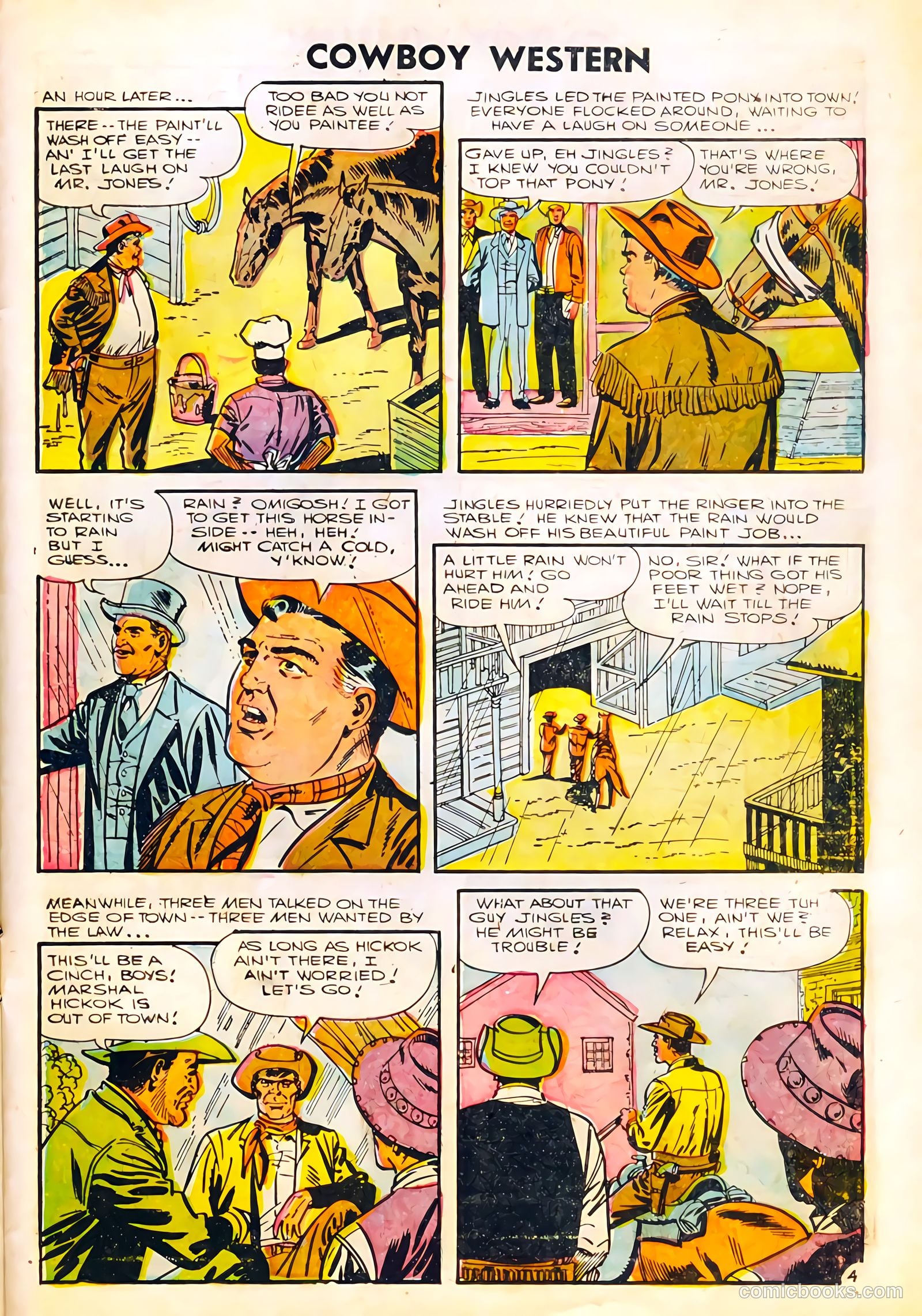 Cowboy Western #60 (1956) — page 27 of 36