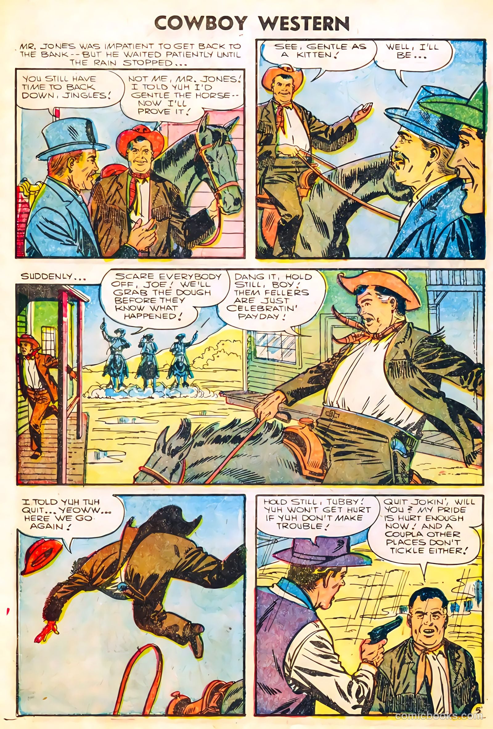 Cowboy Western #60 (1956) — page 28 of 36