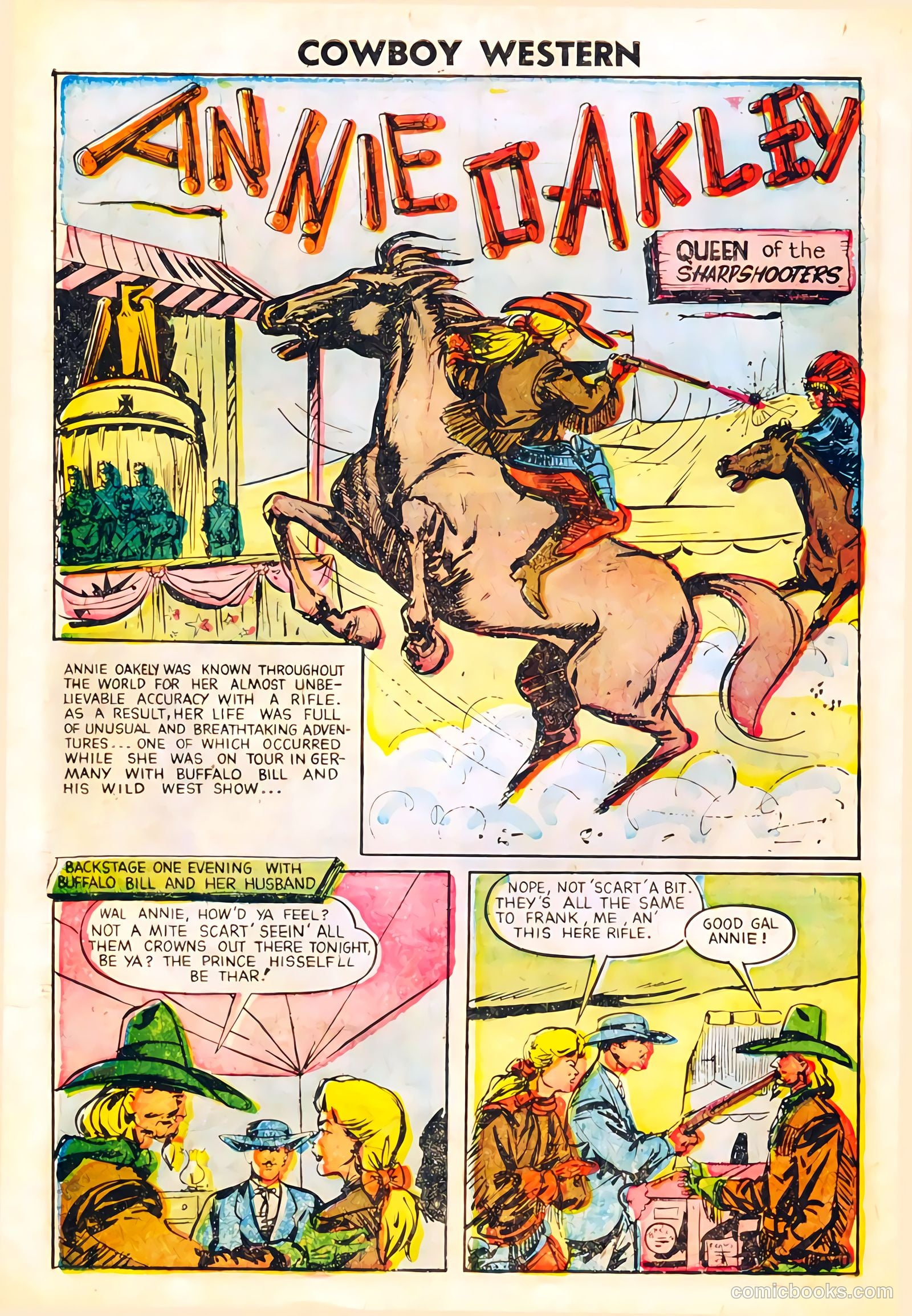 Cowboy Western #60 (1956) — page 30 of 36