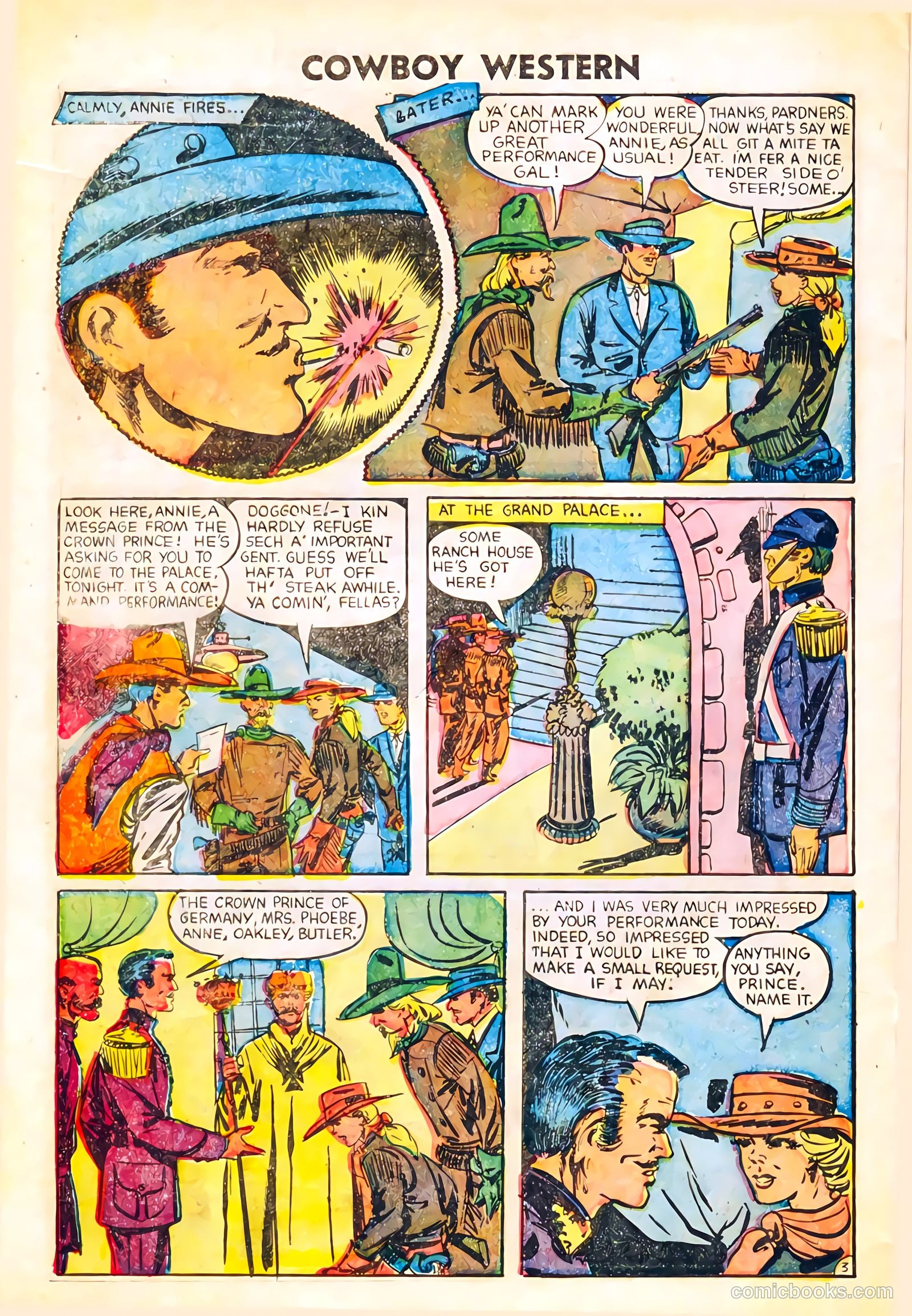 Cowboy Western #60 (1956) — page 32 of 36