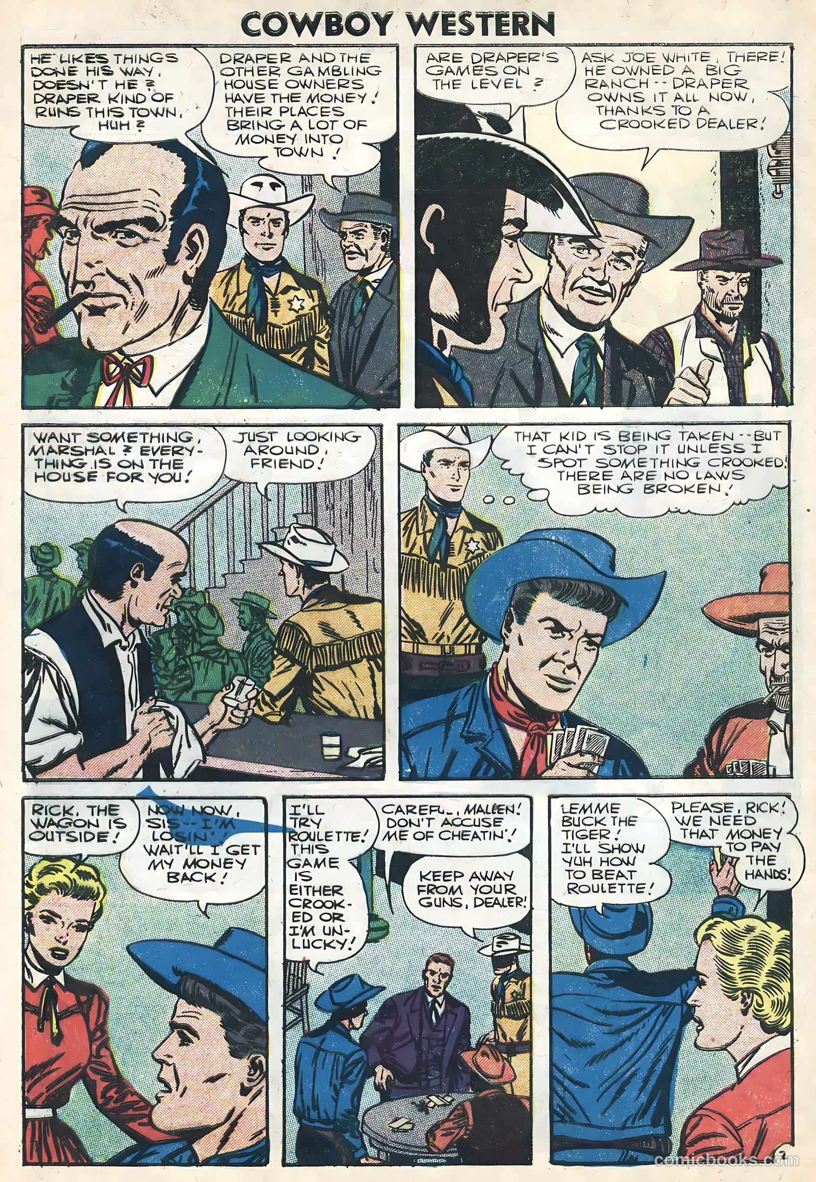 Cowboy Western #61 (1956) — page 4 of 36