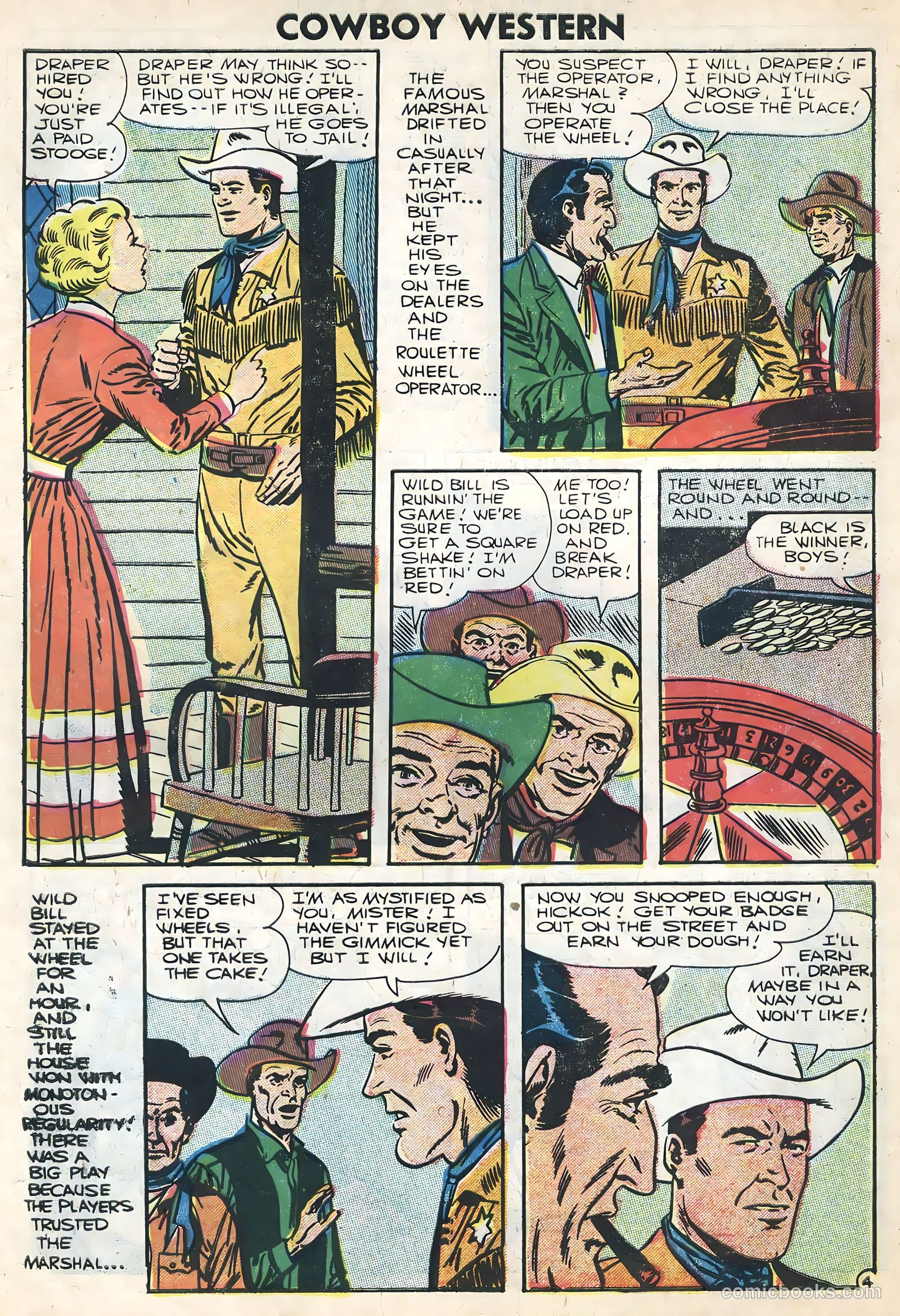 Cowboy Western #61 (1956) — page 6 of 36